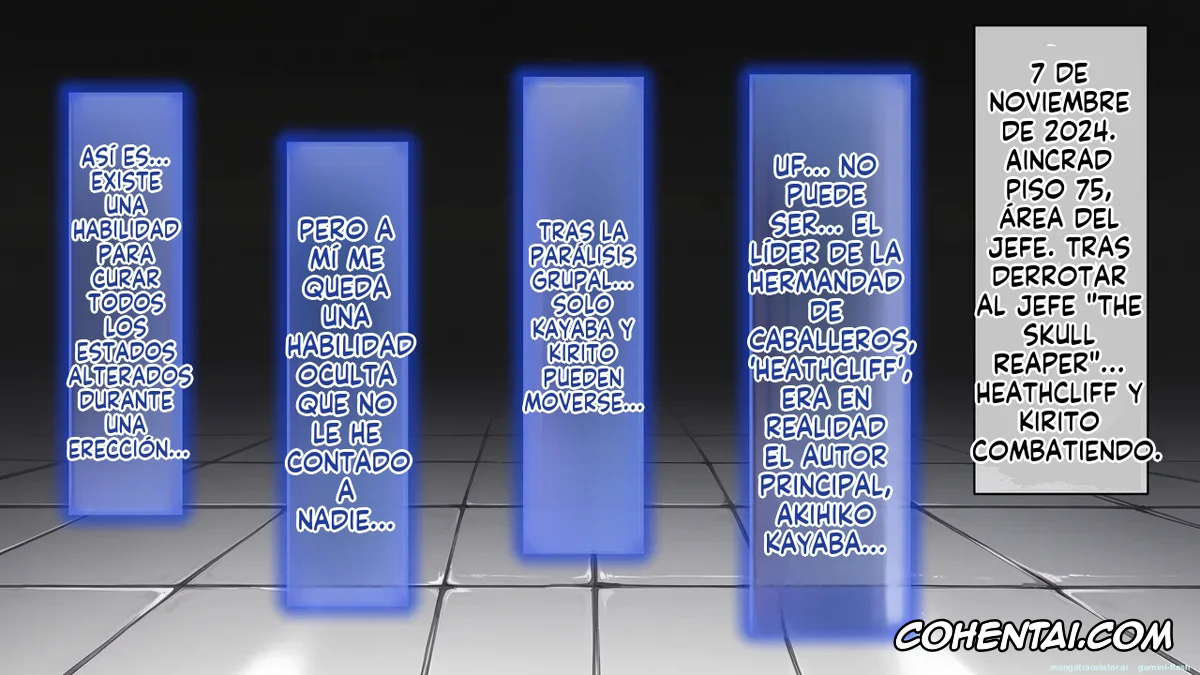 Sword Art Online porno, Asuna Yuuki porno, Senkou no Asuna to Kairaku Ochi Suru made Derarenai Aincrad (Sword Art Online), pagina 380
