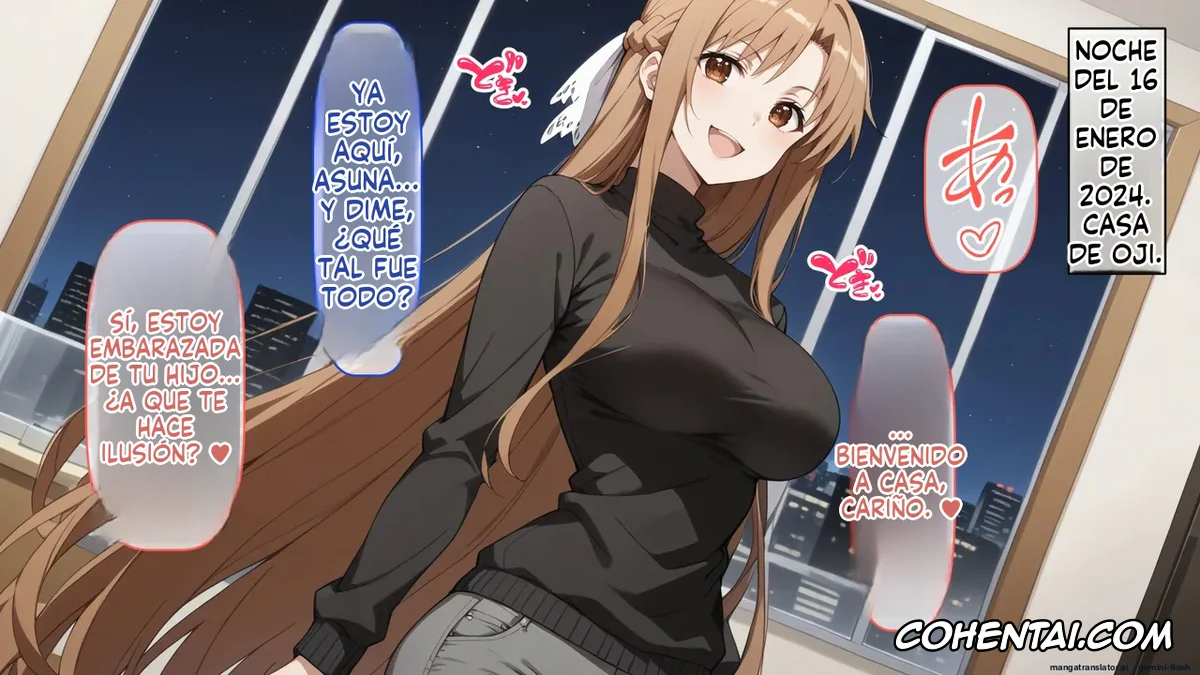 Sword Art Online porno, Asuna Yuuki porno, Senkou no Asuna to Kairaku Ochi Suru made Derarenai Aincrad (Sword Art Online), pagina 455