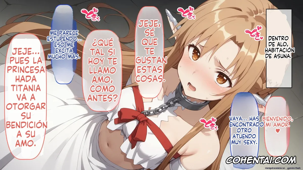 Sword Art Online porno, Asuna Yuuki porno, Senkou no Asuna to Kairaku Ochi Suru made Derarenai Aincrad (Sword Art Online), pagina 458