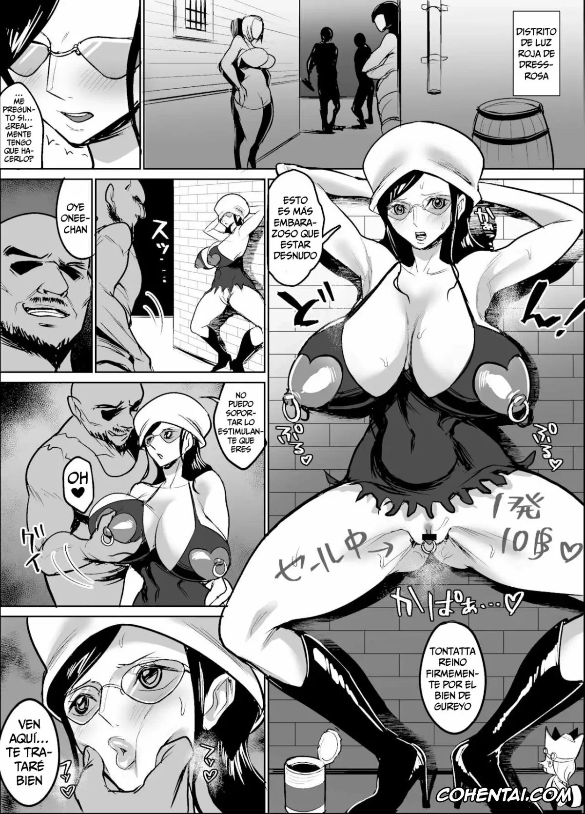 One Piece hentai, Nico Robin hentai, Migurumi Hagareta Koukogakusha (One Piece), pagina 9