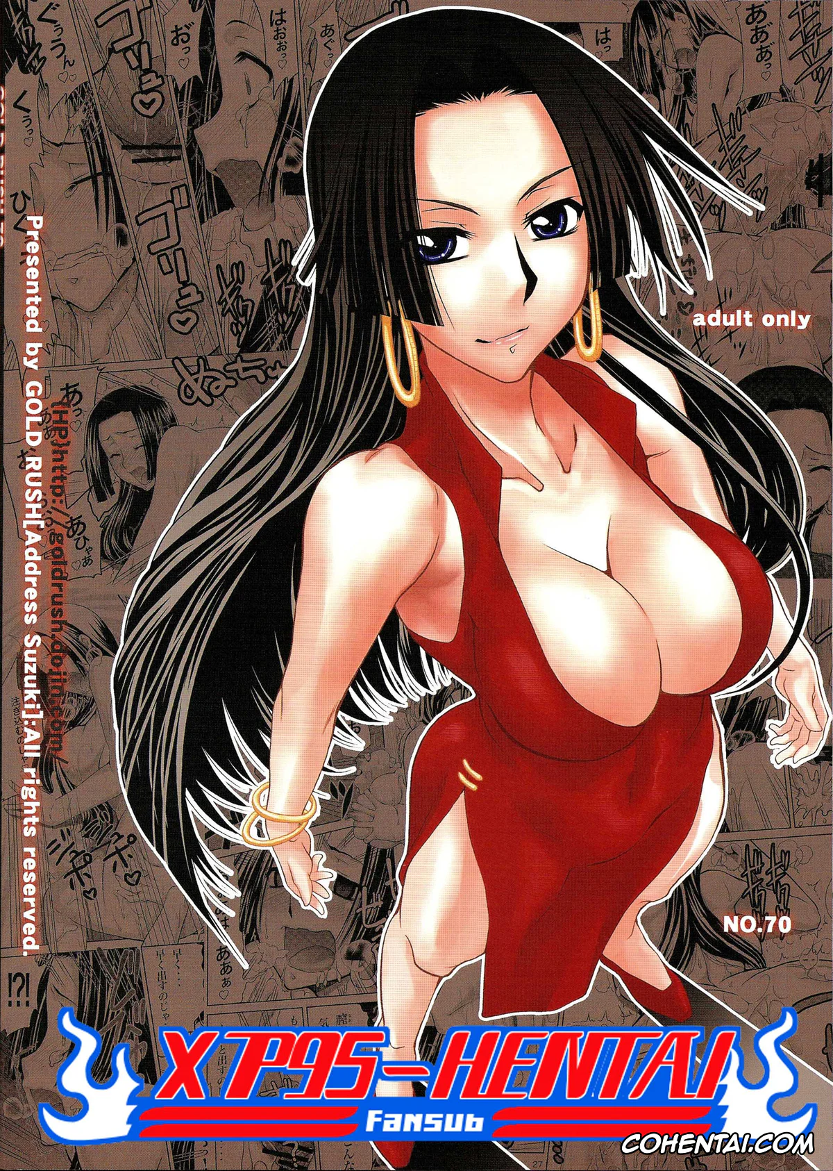 One Piece xxx, Boa Hancock xxx, Monkey D. Luffy xxx, Love Love Hurricane II (One Piece), pagina 1