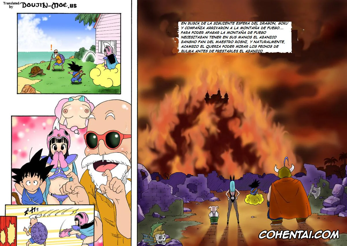 Dragon Ball hentai, Chi Chi hentai, Master Roshi hentai, Danganball Kanzen Mousou Han 03 (Dragon Ball), pagina 3