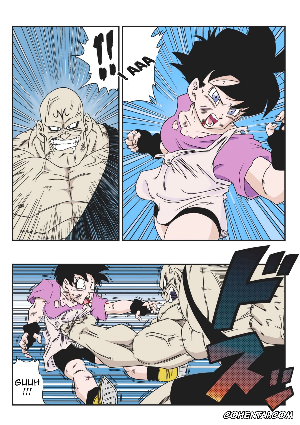 Dragon Ball hentai, Dragon Ball Z hentai, Spopovich hentai, Videl hentai, Videl VS Spopovich (Dragon Ball), pagina 3