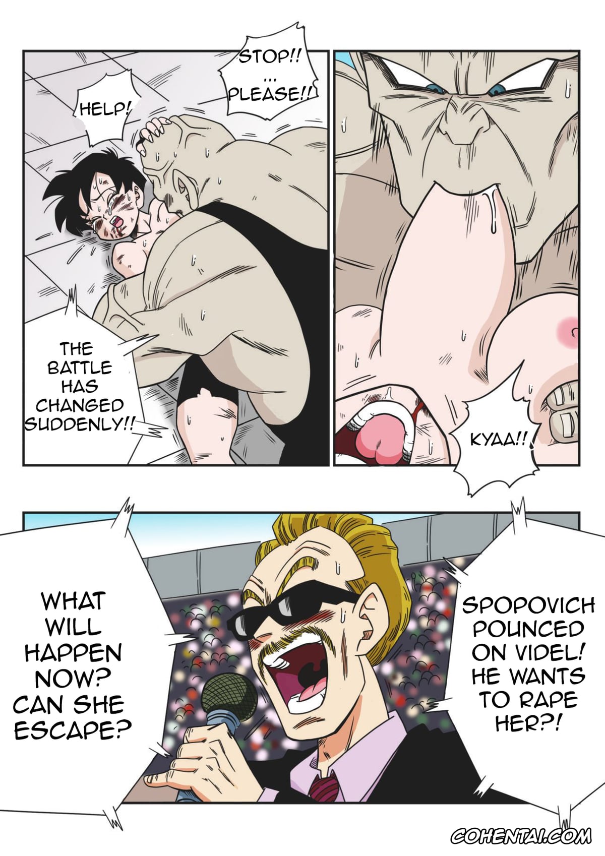 Dragon Ball xxx, Dragon Ball Z xxx, Spopovich xxx, Videl xxx, Videl VS Spopovich (Dragon Ball), pagina 7