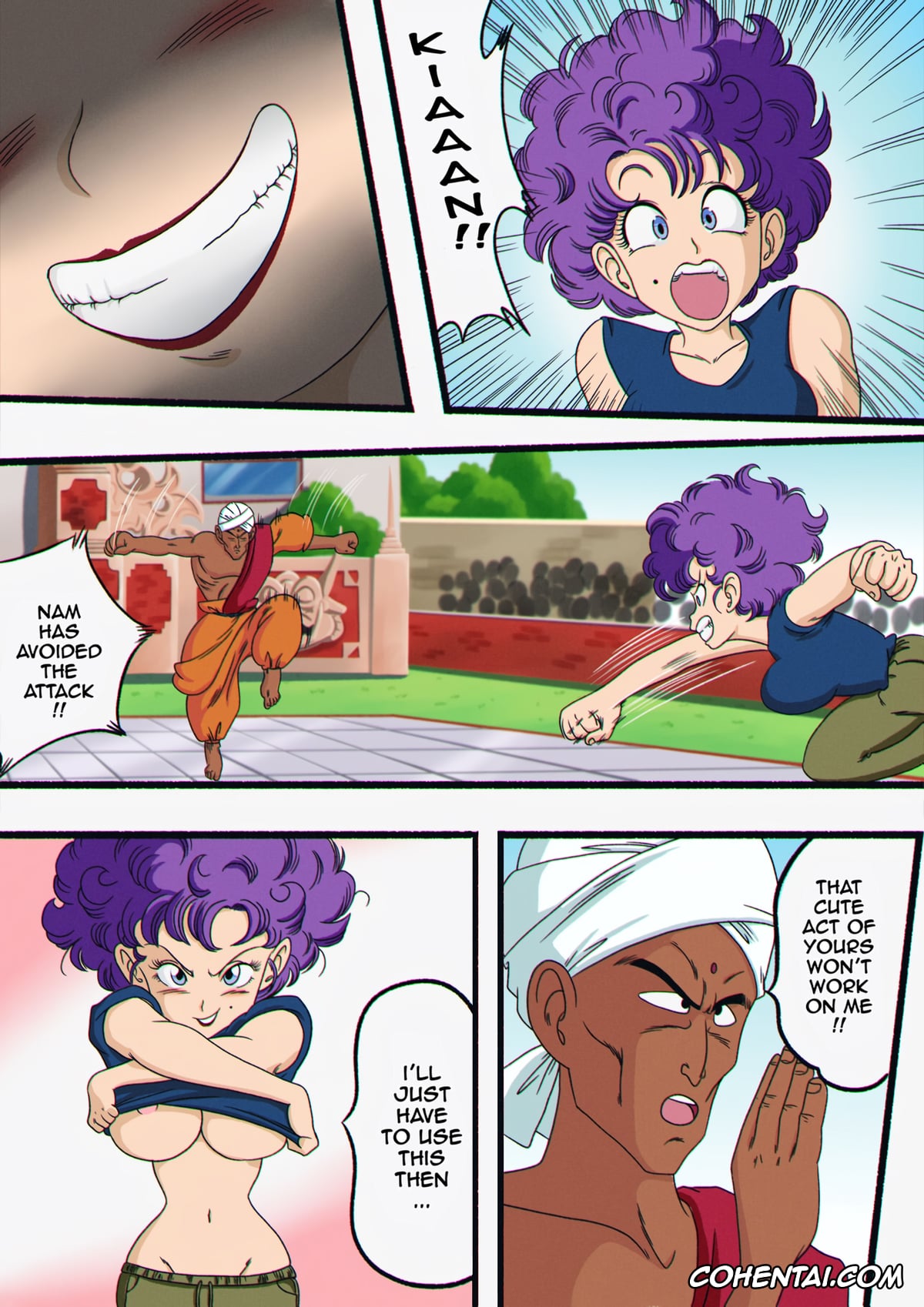 Dragon Ball hentai, Nam hentai, Nam vs Ranfan (Dragon Ball), pagina 3