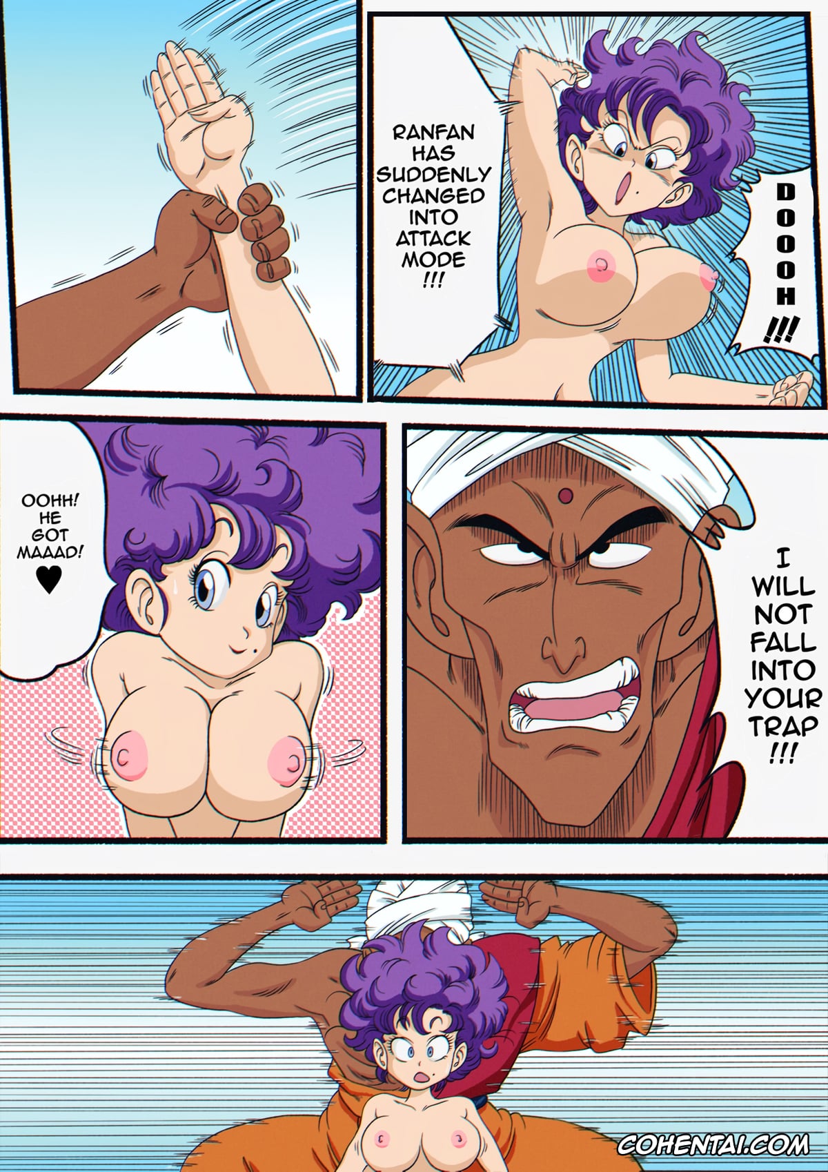 Dragon Ball hentai, Nam hentai, Nam vs Ranfan (Dragon Ball), pagina 6