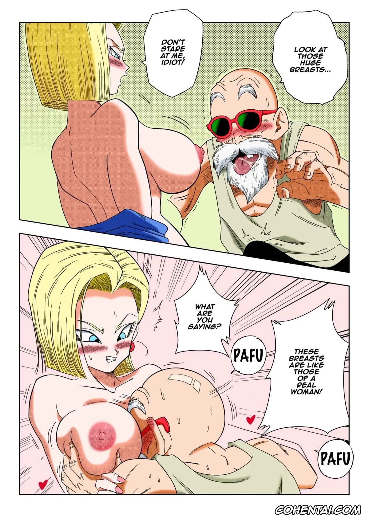 Dragon Ball xxx, Android 18 xxx, Master Roshi xxx, Android 18 vs. Master Roshi (Dragon Ball), pagina 7