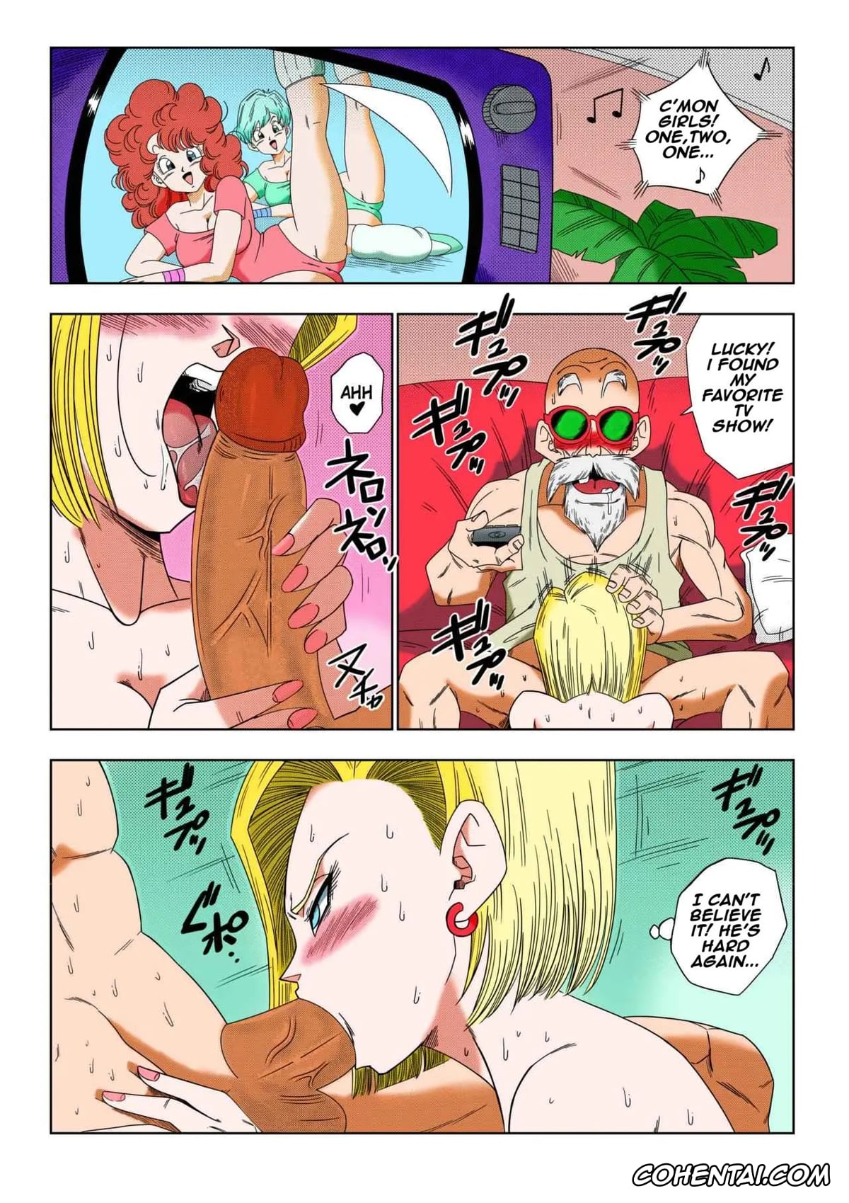 Dragon Ball porno, Android 18 porno, Master Roshi porno, Android 18 vs. Master Roshi (Dragon Ball), pagina 23