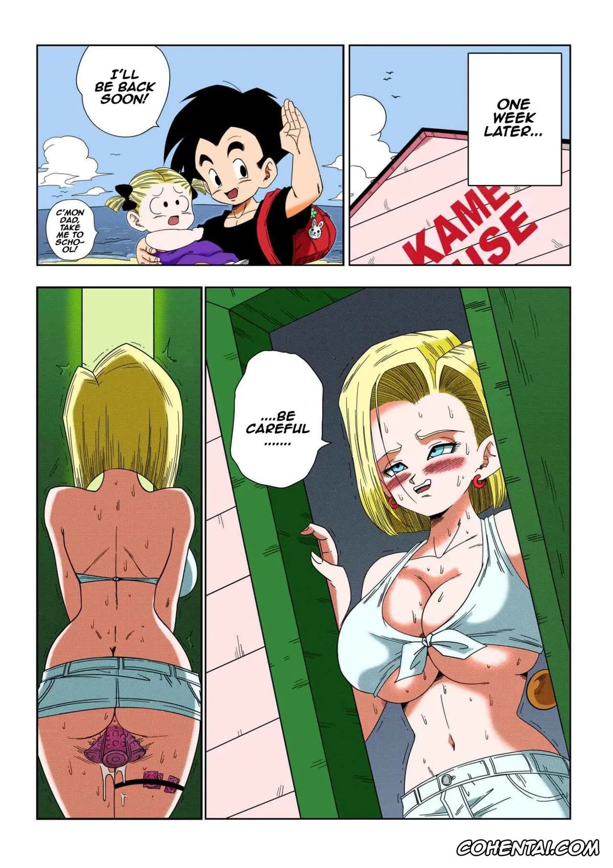 Dragon Ball porno, Android 18 porno, Master Roshi porno, Android 18 vs. Master Roshi (Dragon Ball), pagina 29