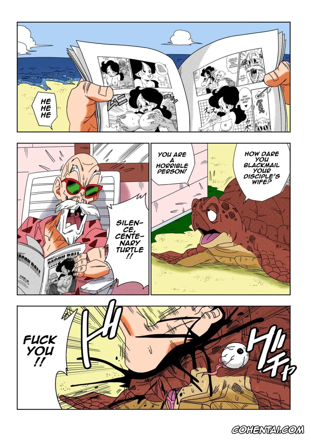Dragon Ball hentai, Android 18 hentai, Master Roshi hentai, Android 18 vs. Master Roshi (Dragon Ball), pagina 30
