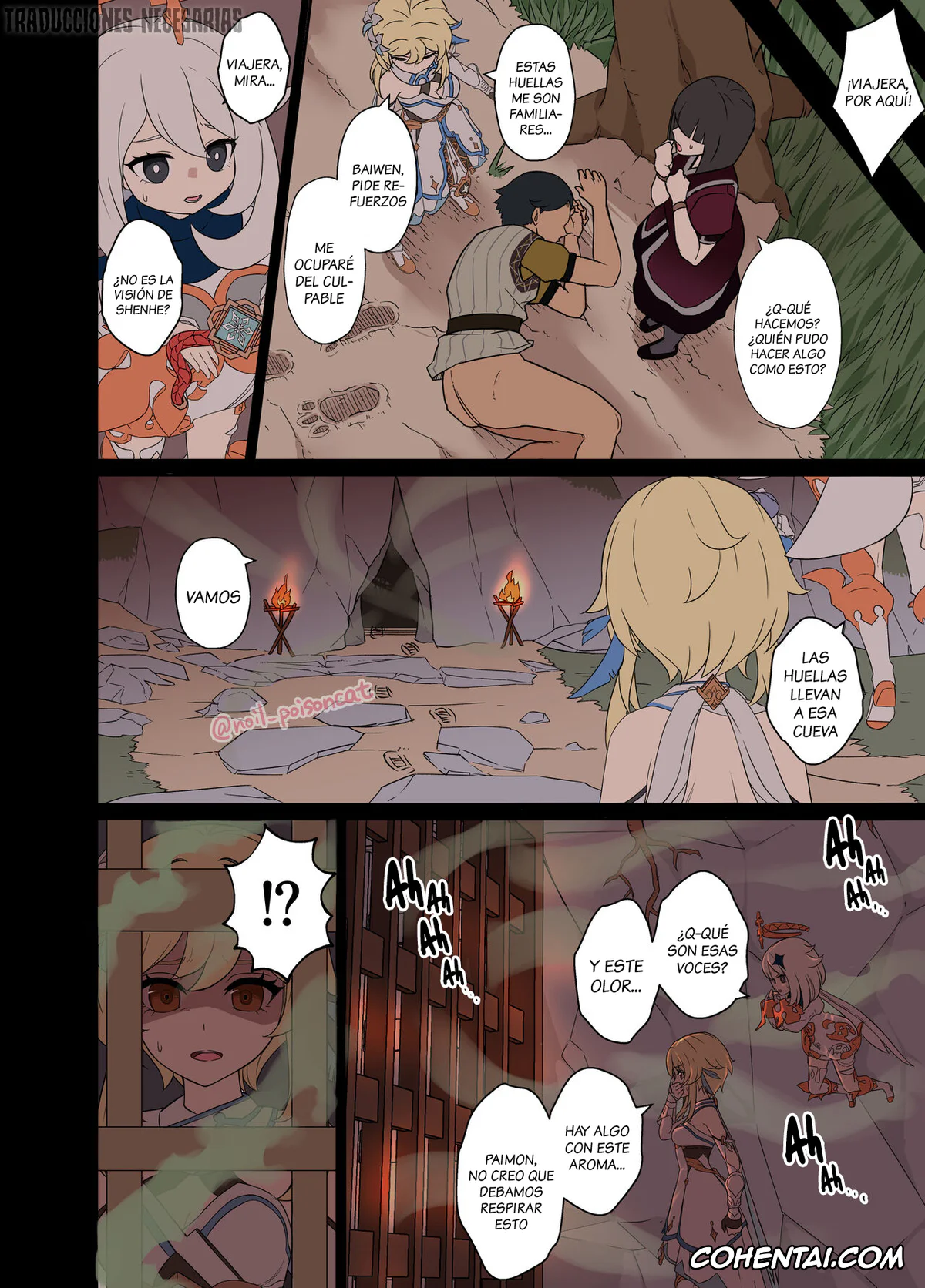Genshin Impact hentai, Hilichurl hentai, Lumine hentai, Mitachurl hentai, Paimon hentai, Shenhe hentai, Deisui Shita Shenhe ni Warui Koto o Suru Hanashi (Genshin Impact), pagina 9