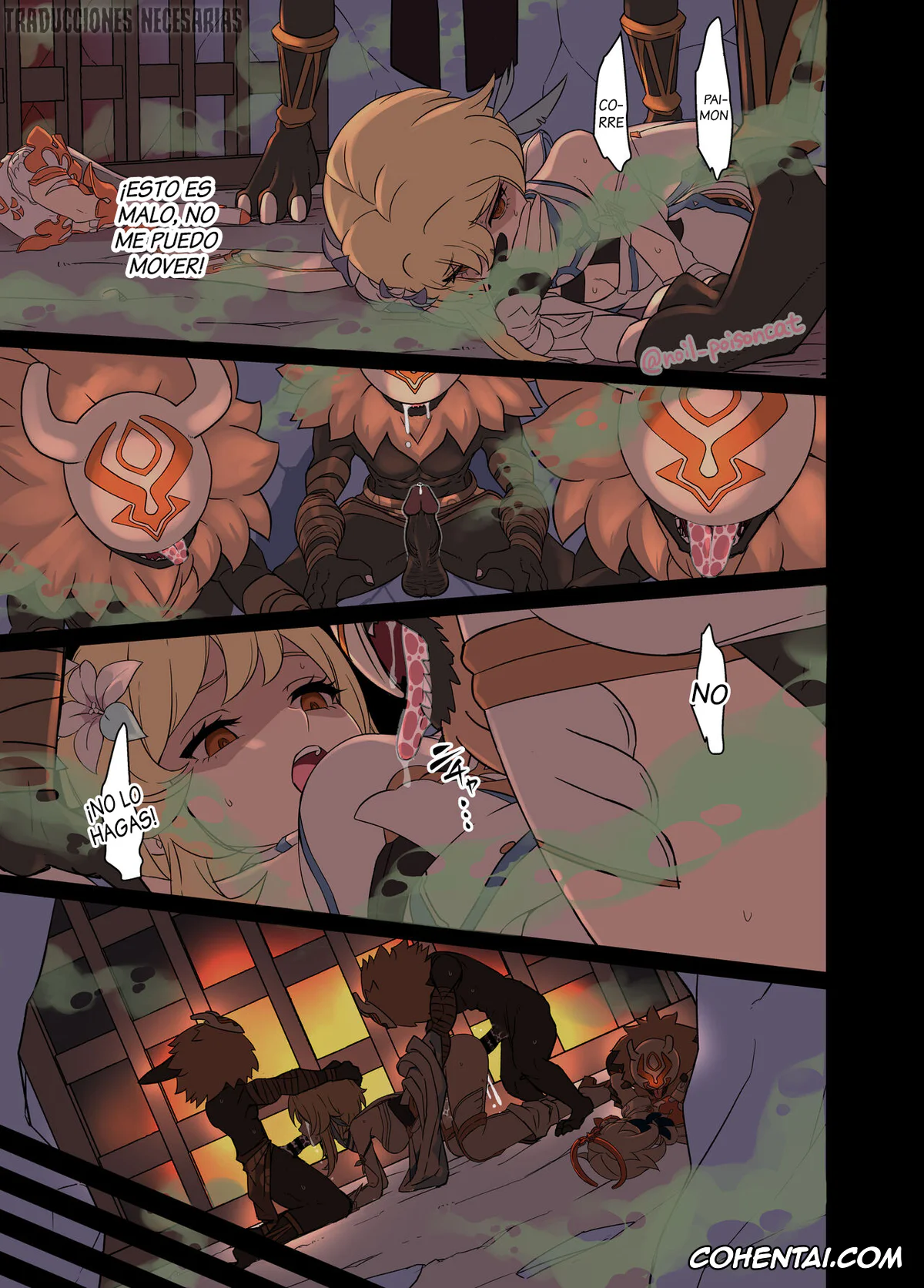 Genshin Impact hentai, Hilichurl hentai, Lumine hentai, Mitachurl hentai, Paimon hentai, Shenhe hentai, Deisui Shita Shenhe ni Warui Koto o Suru Hanashi (Genshin Impact), pagina 12