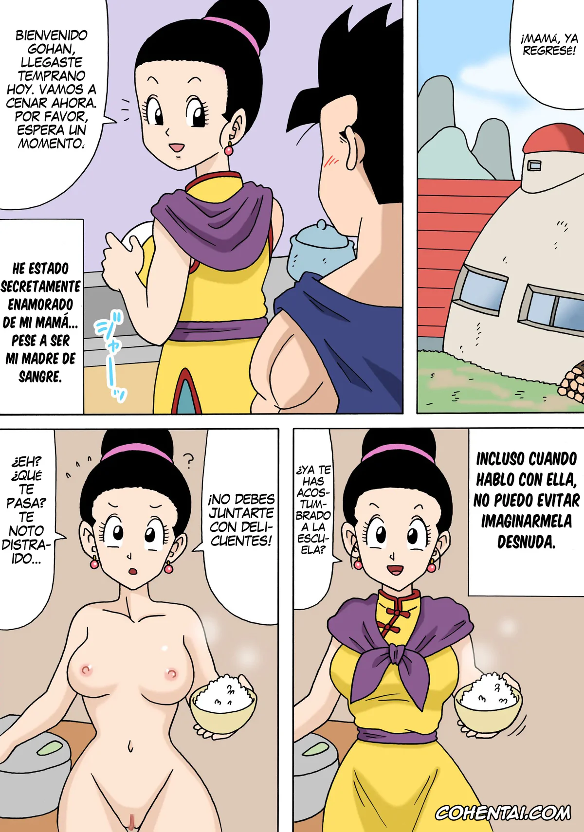 Dragon Ball Z xxx, Chi Chi xxx, Son Gohan xxx, Gohan no Suki na Haha (Dragon Ball Z), pagina 1