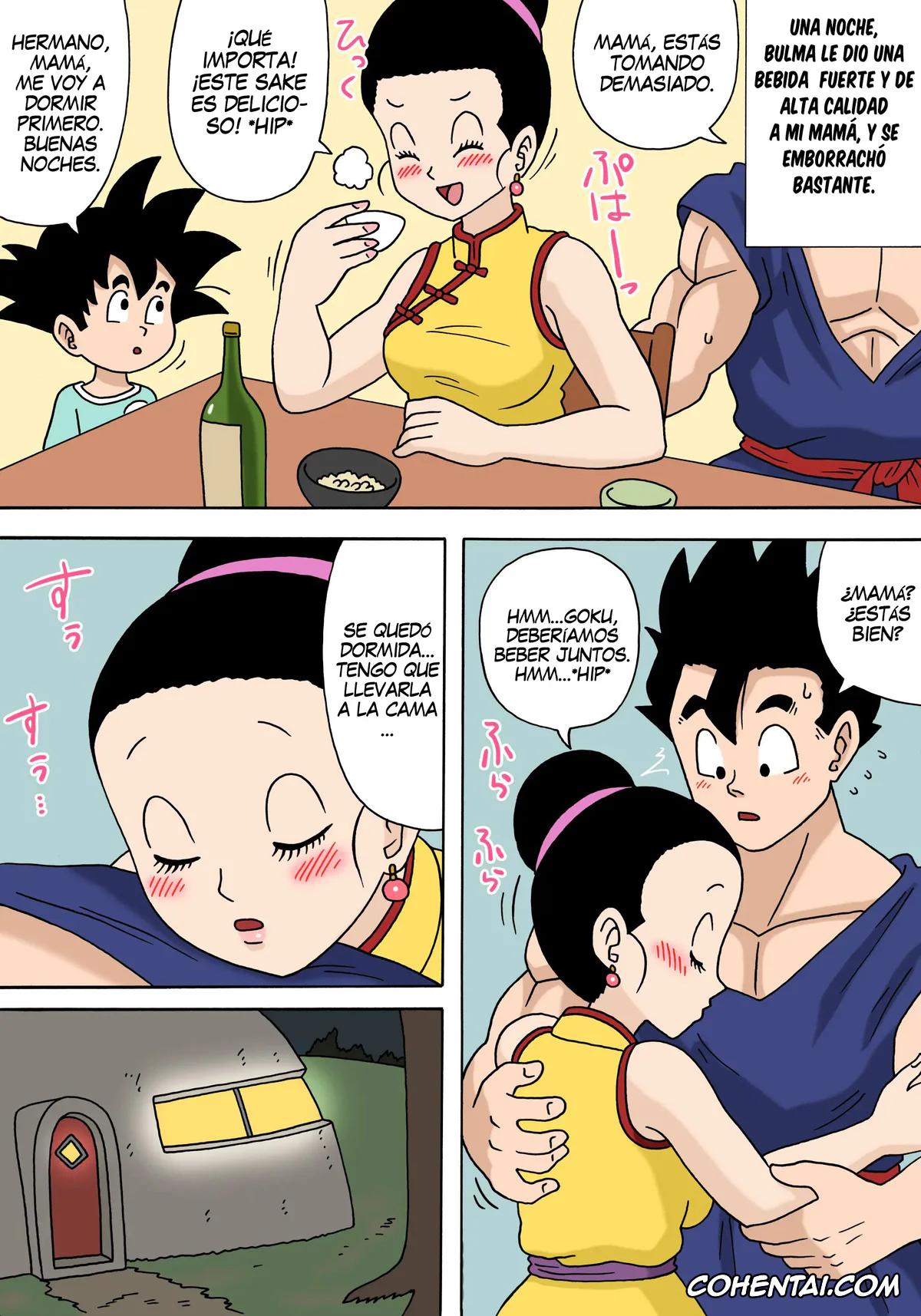 Dragon Ball Z xxx, Chi Chi xxx, Son Gohan xxx, Gohan no Suki na Haha (Dragon Ball Z), pagina 4