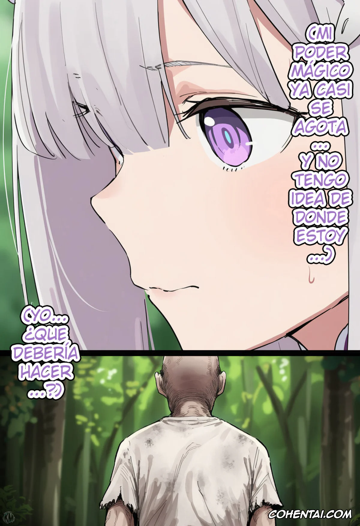 Re:Zero kara Hajimeru Isekai Seikatsu xxx, Emilia xxx, Kouketsu na Half Elf no Emilia ga Henkyou no Noumin Jiji ni Damasare Yome ni Otosareru (Re׃Zero kara Hajimeru Isekai Seikatsu), pagina 4