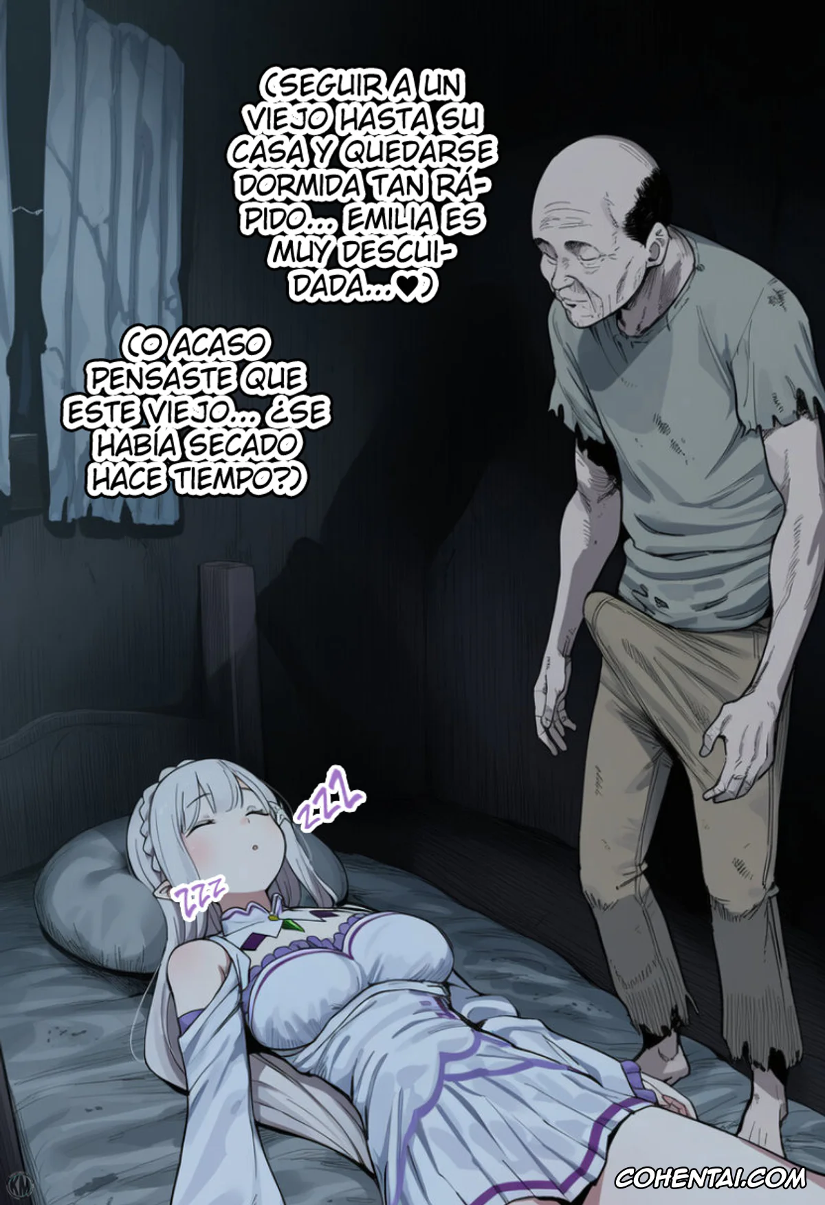 Re:Zero kara Hajimeru Isekai Seikatsu xxx, Emilia xxx, Kouketsu na Half Elf no Emilia ga Henkyou no Noumin Jiji ni Damasare Yome ni Otosareru (Re׃Zero kara Hajimeru Isekai Seikatsu), pagina 16
