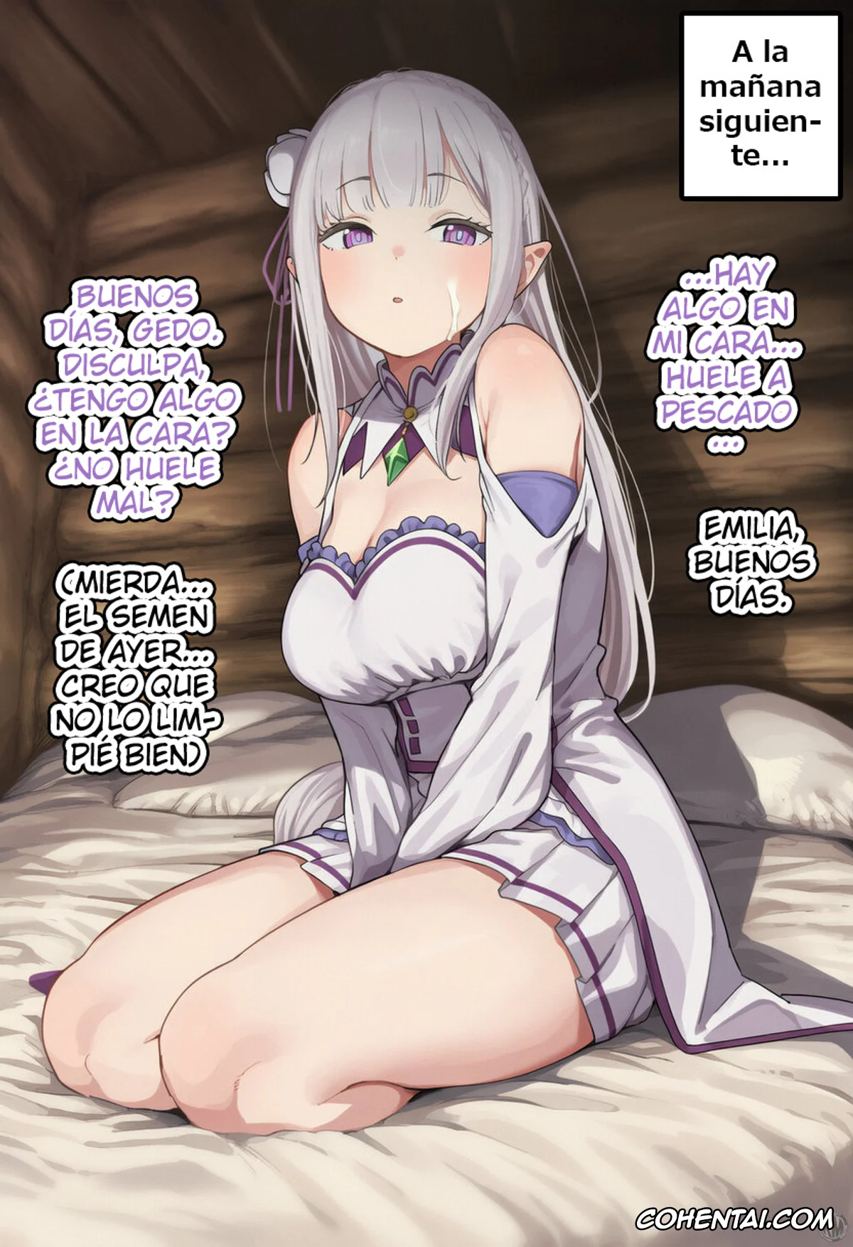 Re:Zero kara Hajimeru Isekai Seikatsu hentai, Emilia hentai, Kouketsu na Half Elf no Emilia ga Henkyou no Noumin Jiji ni Damasare Yome ni Otosareru (Re׃Zero kara Hajimeru Isekai Seikatsu), pagina 21
