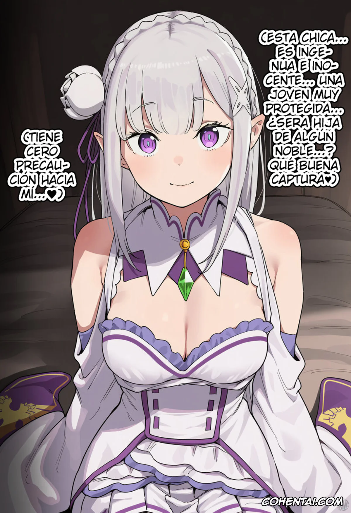 Re:Zero kara Hajimeru Isekai Seikatsu porno, Emilia porno, Kouketsu na Half Elf no Emilia ga Henkyou no Noumin Jiji ni Damasare Yome ni Otosareru (Re׃Zero kara Hajimeru Isekai Seikatsu), pagina 23