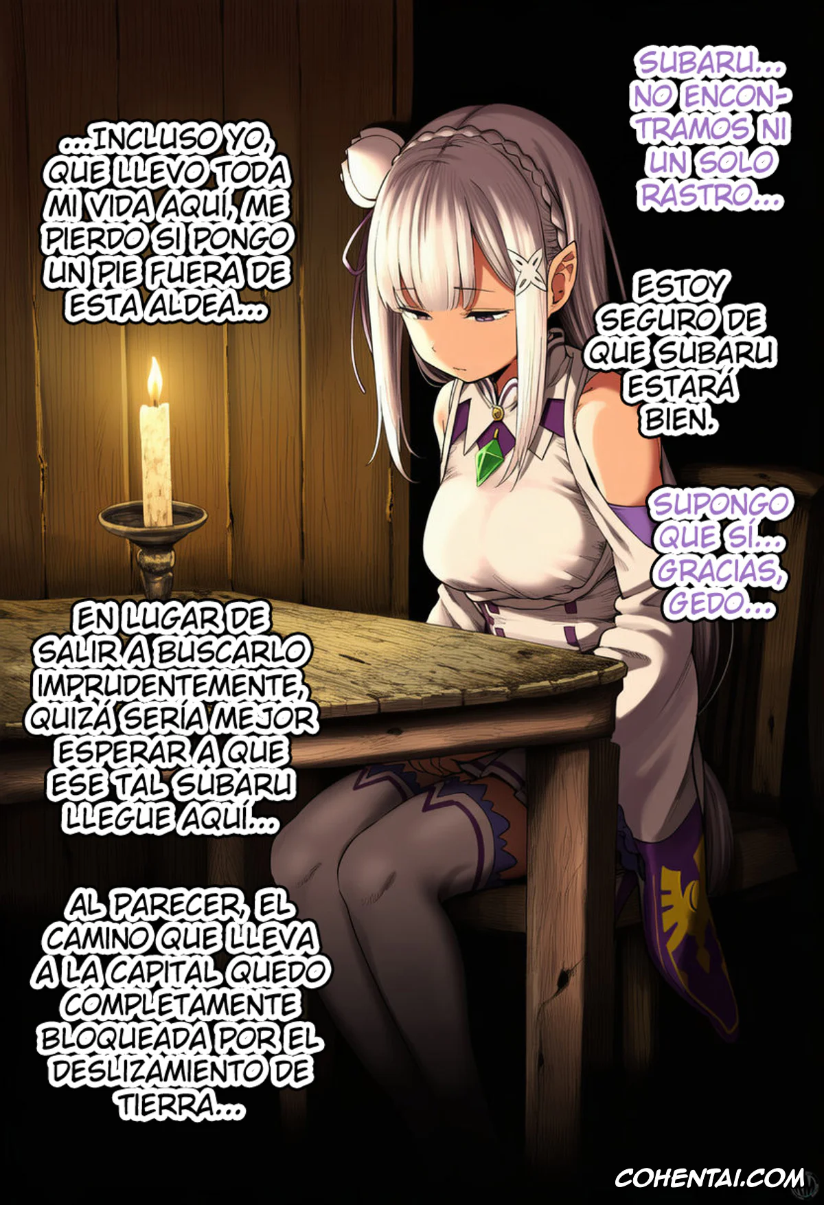 Re:Zero kara Hajimeru Isekai Seikatsu hentai, Emilia hentai, Kouketsu na Half Elf no Emilia ga Henkyou no Noumin Jiji ni Damasare Yome ni Otosareru (Re׃Zero kara Hajimeru Isekai Seikatsu), pagina 27