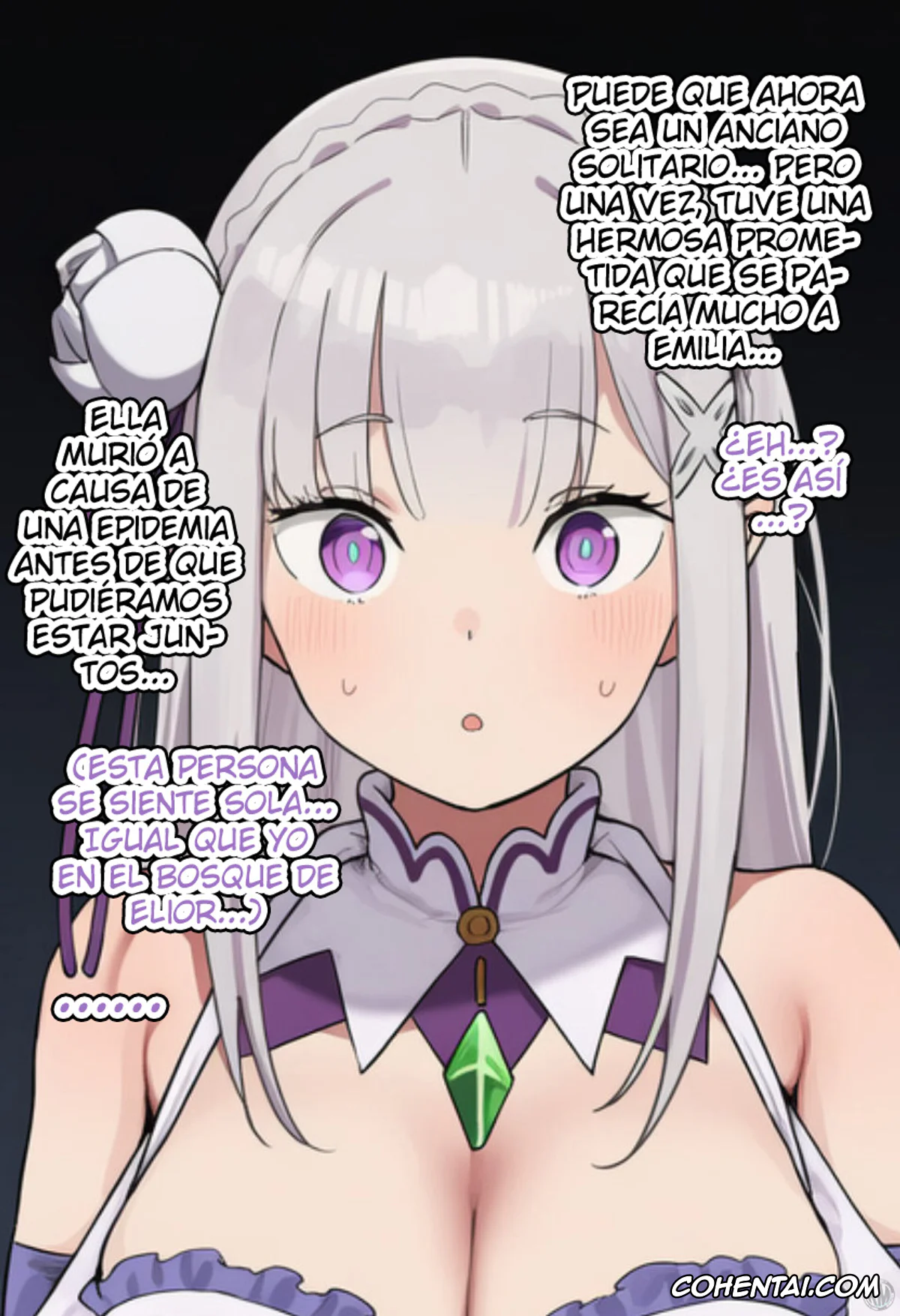 Re:Zero kara Hajimeru Isekai Seikatsu hentai, Emilia hentai, Kouketsu na Half Elf no Emilia ga Henkyou no Noumin Jiji ni Damasare Yome ni Otosareru (Re׃Zero kara Hajimeru Isekai Seikatsu), pagina 33