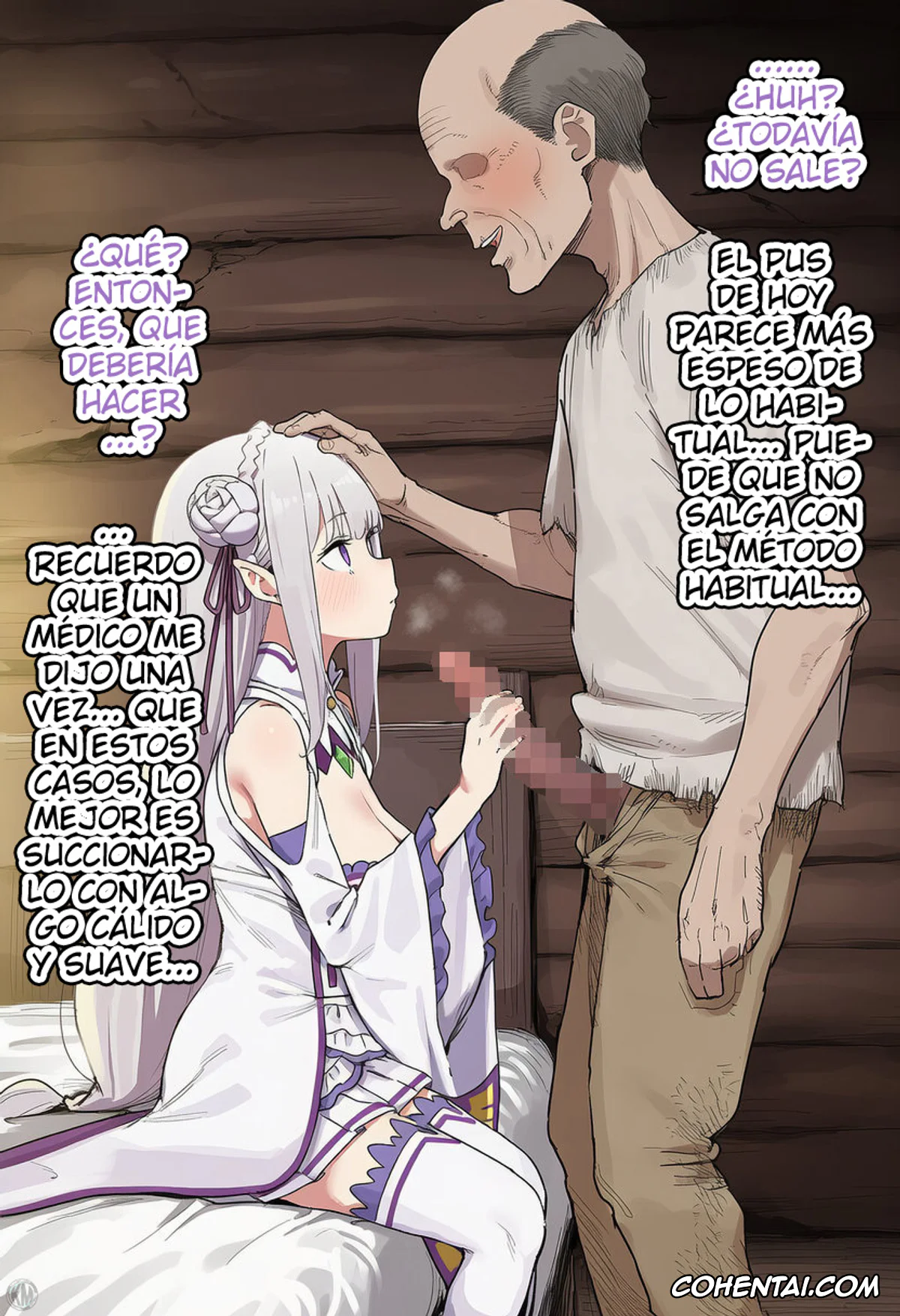 Re:Zero kara Hajimeru Isekai Seikatsu hentai, Emilia hentai, Kouketsu na Half Elf no Emilia ga Henkyou no Noumin Jiji ni Damasare Yome ni Otosareru (Re׃Zero kara Hajimeru Isekai Seikatsu), pagina 66