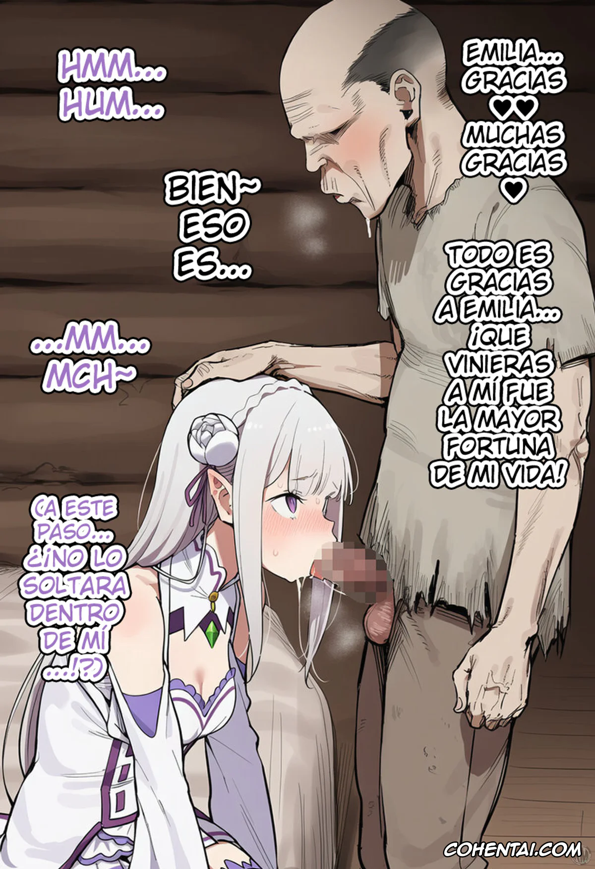 Re:Zero kara Hajimeru Isekai Seikatsu hentai, Emilia hentai, Kouketsu na Half Elf no Emilia ga Henkyou no Noumin Jiji ni Damasare Yome ni Otosareru (Re׃Zero kara Hajimeru Isekai Seikatsu), pagina 69