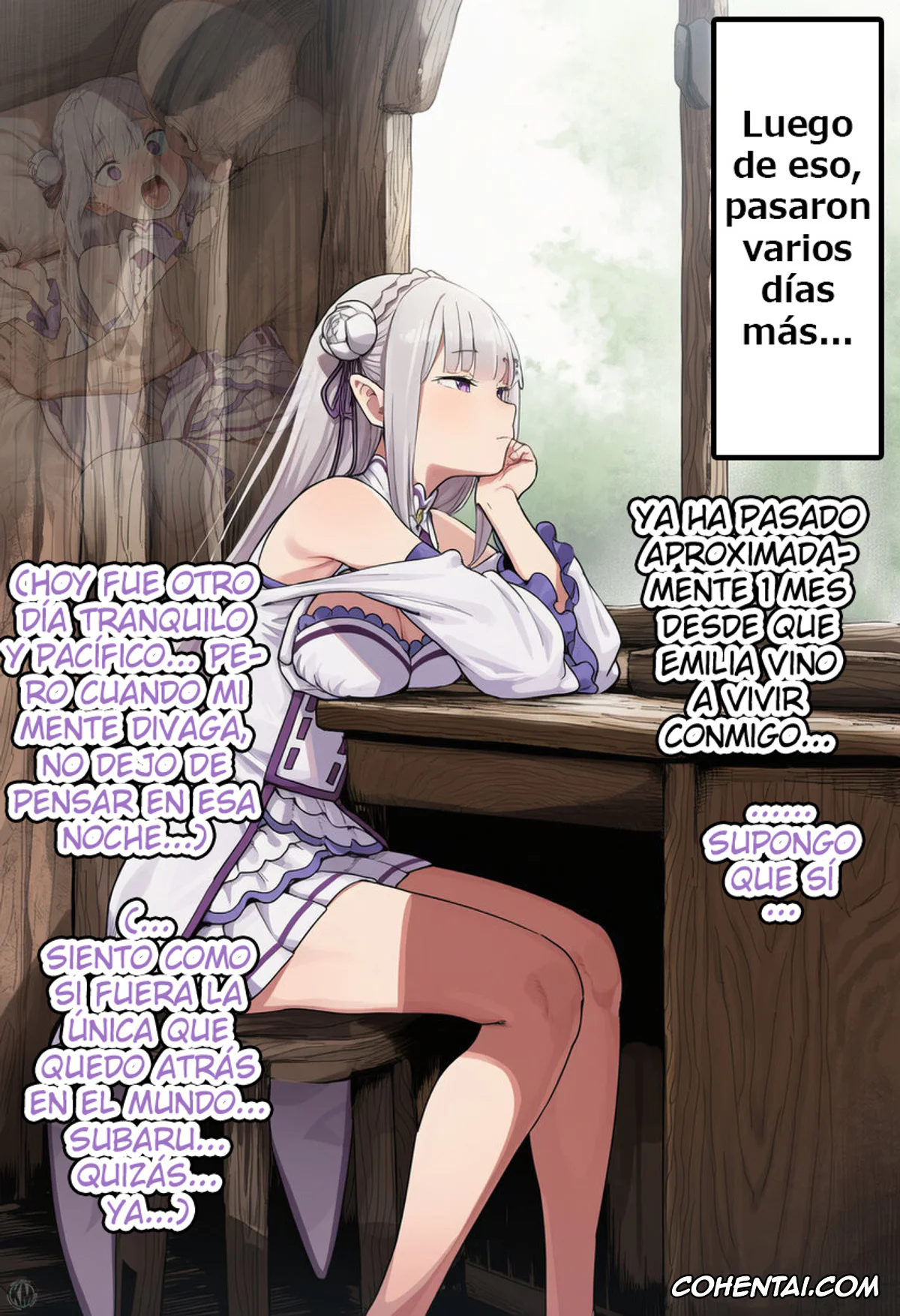 Re:Zero kara Hajimeru Isekai Seikatsu porno, Emilia porno, Kouketsu na Half Elf no Emilia ga Henkyou no Noumin Jiji ni Damasare Yome ni Otosareru (Re׃Zero kara Hajimeru Isekai Seikatsu), pagina 98