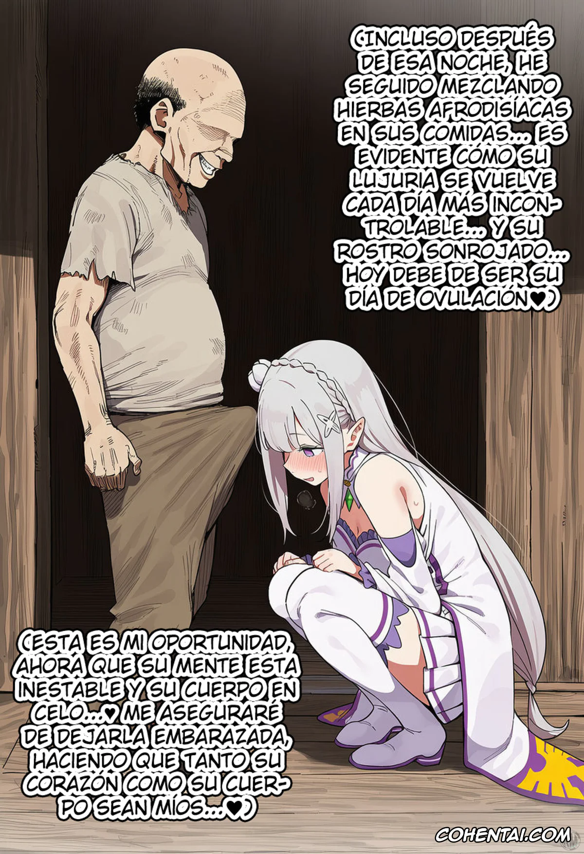 Re:Zero kara Hajimeru Isekai Seikatsu porno, Emilia porno, Kouketsu na Half Elf no Emilia ga Henkyou no Noumin Jiji ni Damasare Yome ni Otosareru (Re׃Zero kara Hajimeru Isekai Seikatsu), pagina 107