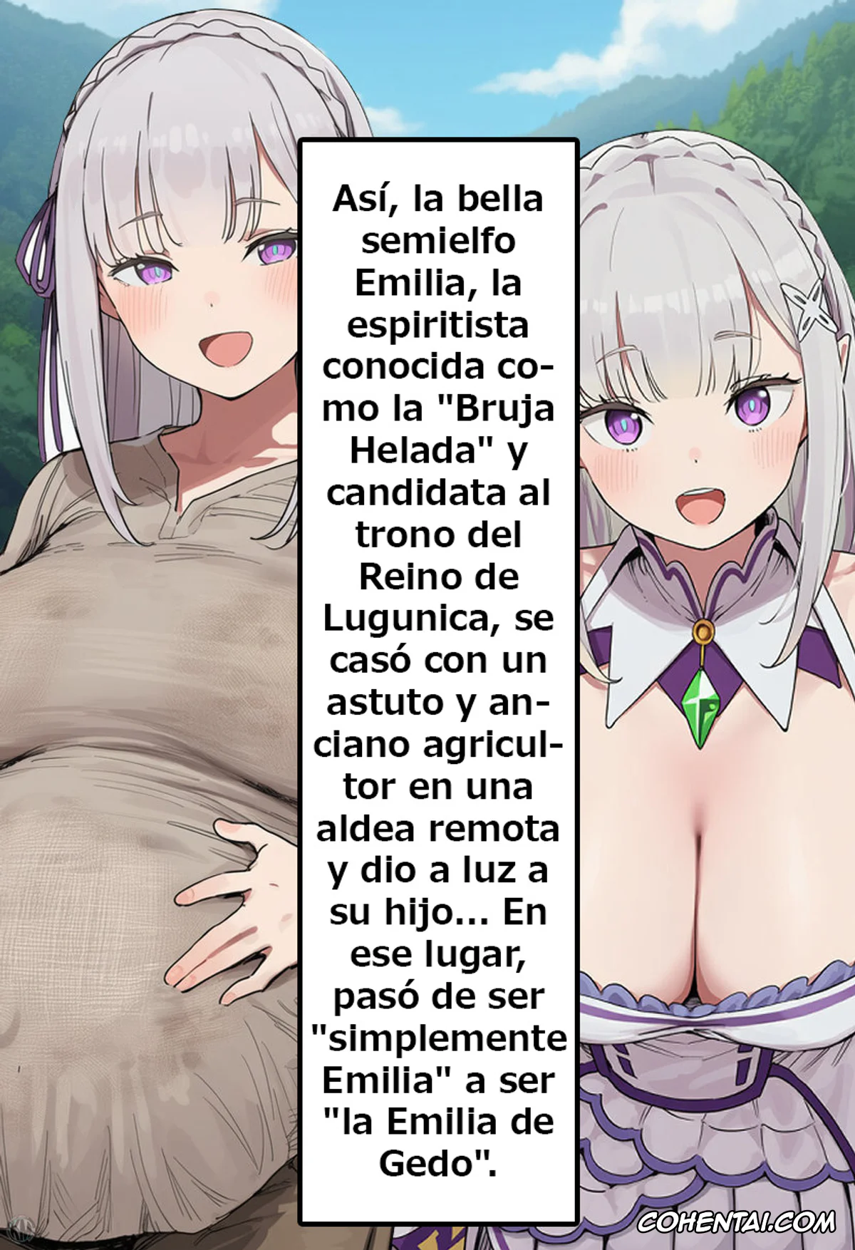 Re:Zero kara Hajimeru Isekai Seikatsu xxx, Emilia xxx, Kouketsu na Half Elf no Emilia ga Henkyou no Noumin Jiji ni Damasare Yome ni Otosareru (Re׃Zero kara Hajimeru Isekai Seikatsu), pagina 172