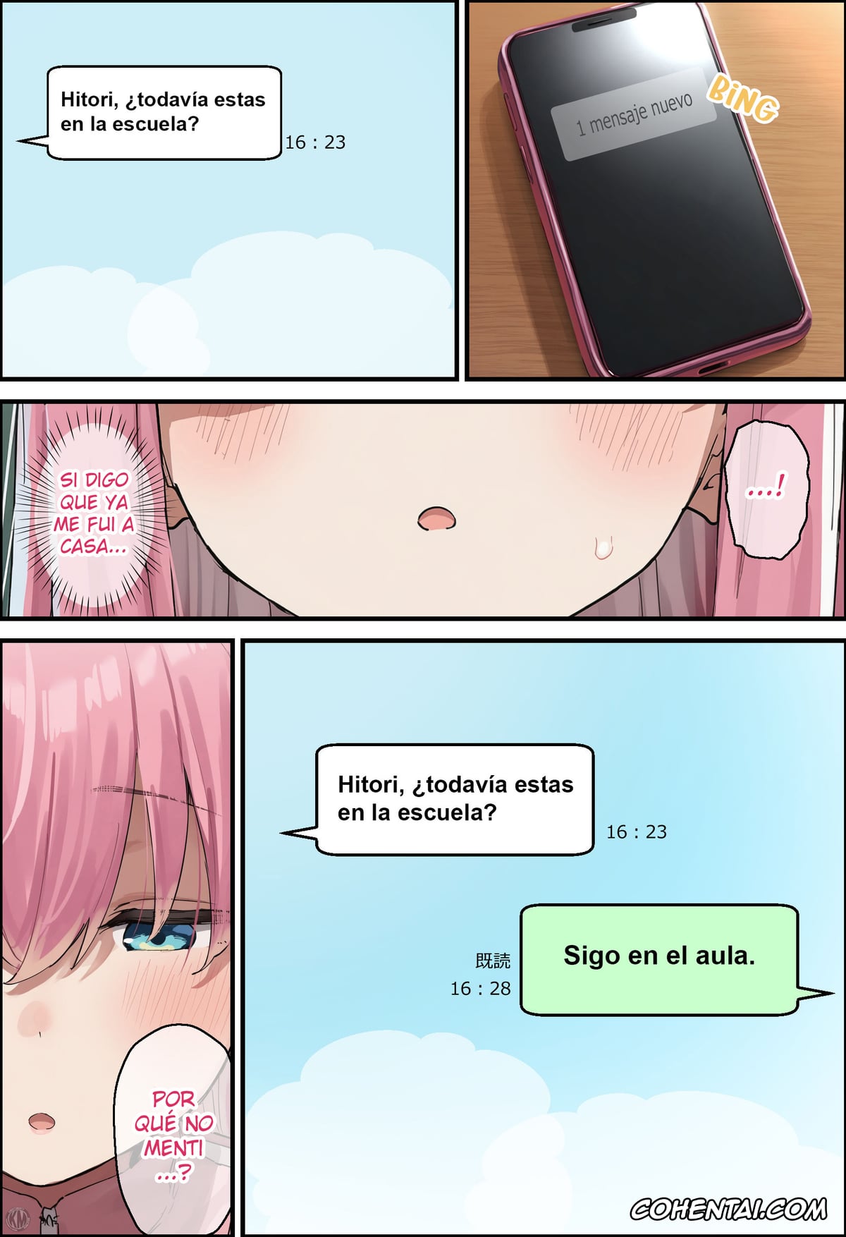 Bocchi the Rock! porno, Hitori Gotou porno, “Bocchi” na Watashi ga “Okusan” ni!?“Hitori” ga “Fufu” ni Naru Made (Bocchi the Rock!), pagina 86