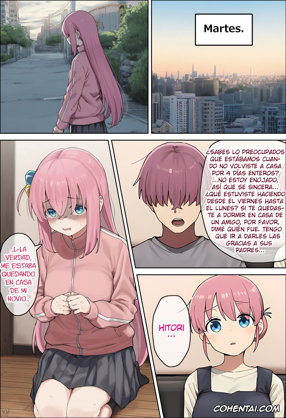 Bocchi the Rock! xxx, Hitori Gotou xxx, “Bocchi” na Watashi ga “Okusan” ni!?“Hitori” ga “Fufu” ni Naru Made (Bocchi the Rock!), pagina 172