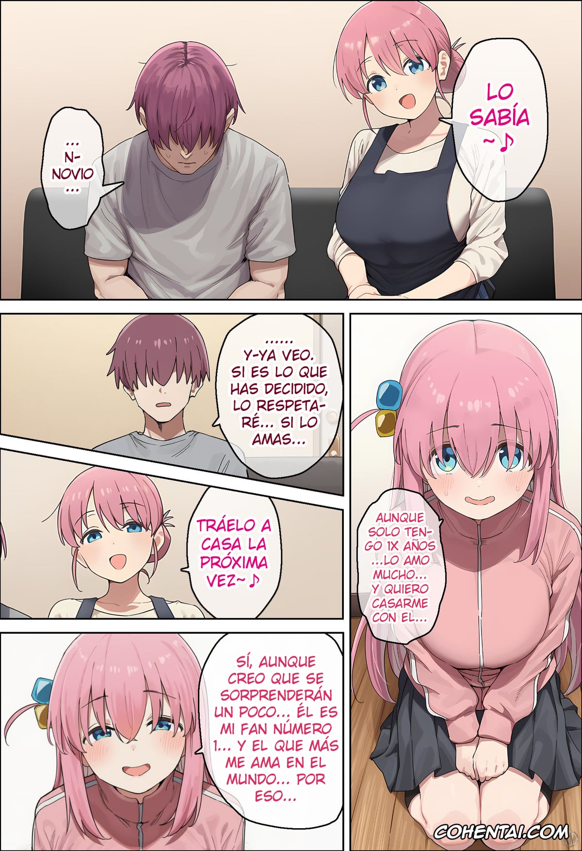 Bocchi the Rock! porno, Hitori Gotou porno, “Bocchi” na Watashi ga “Okusan” ni!?“Hitori” ga “Fufu” ni Naru Made (Bocchi the Rock!), pagina 173