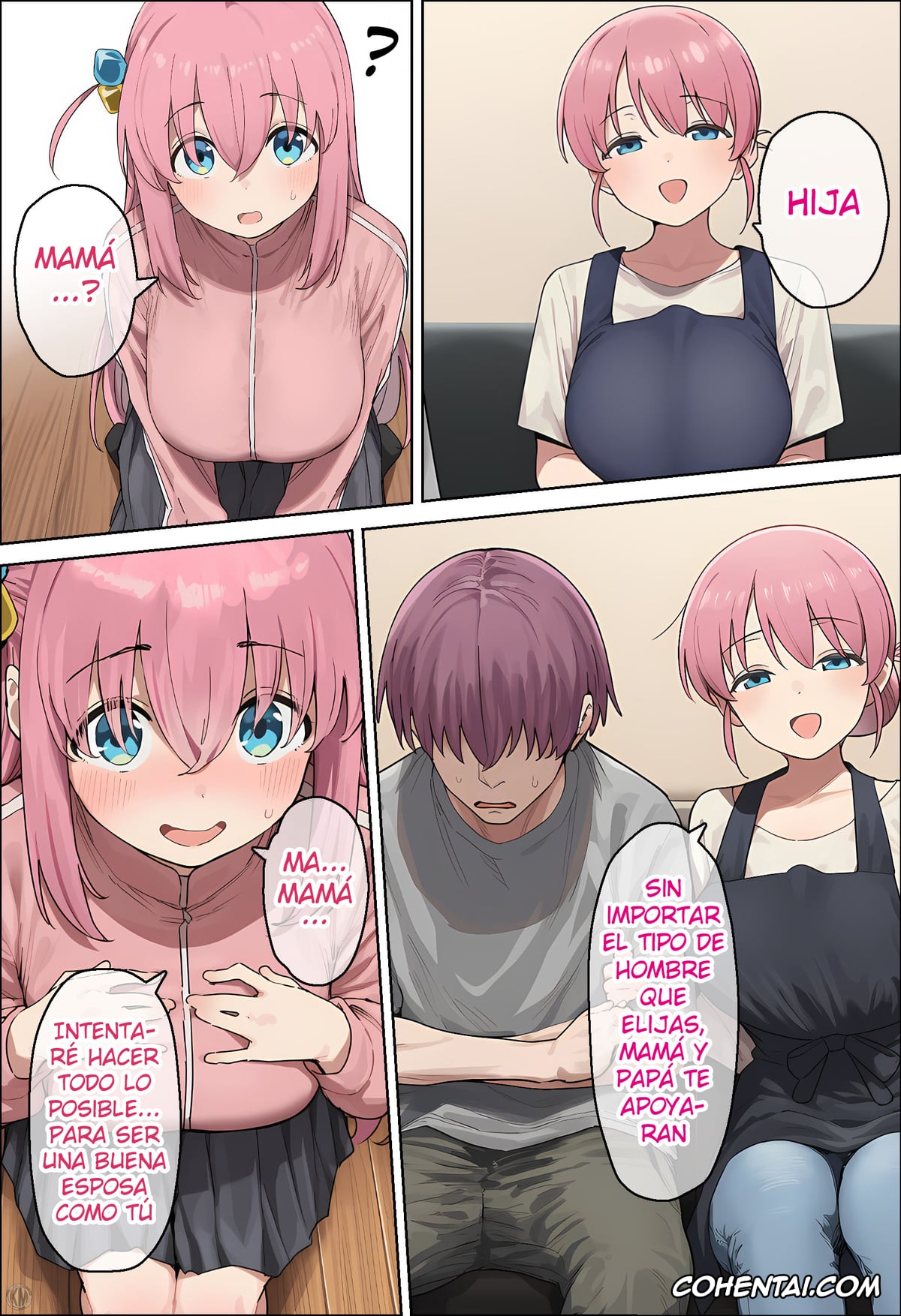 Bocchi the Rock! hentai, Hitori Gotou hentai, “Bocchi” na Watashi ga “Okusan” ni!?“Hitori” ga “Fufu” ni Naru Made (Bocchi the Rock!), pagina 174