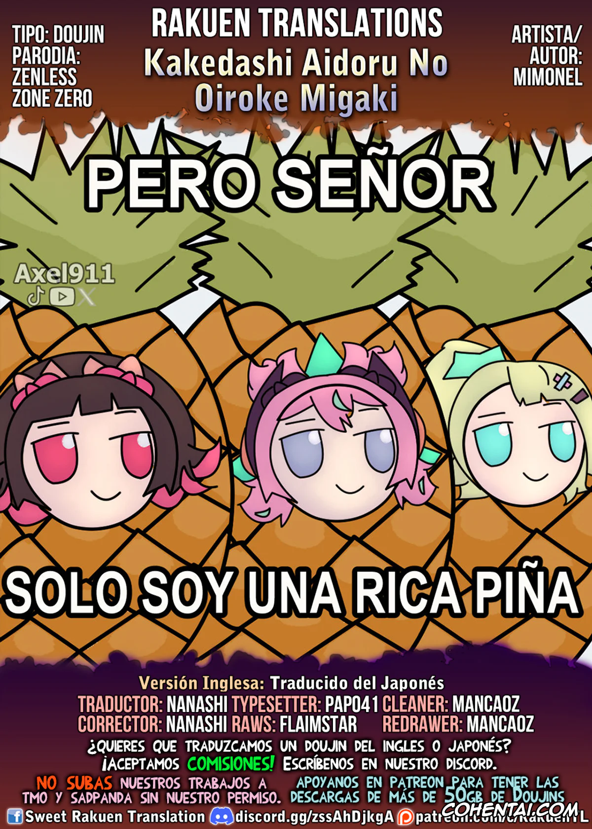 Zenless Zone Zero xxx, Aria xxx, Nangong Yu xxx, Sunna xxx, Kakedashi Idol No Oiroke Migaki♥ (Zenless Zone Zero), pagina 7