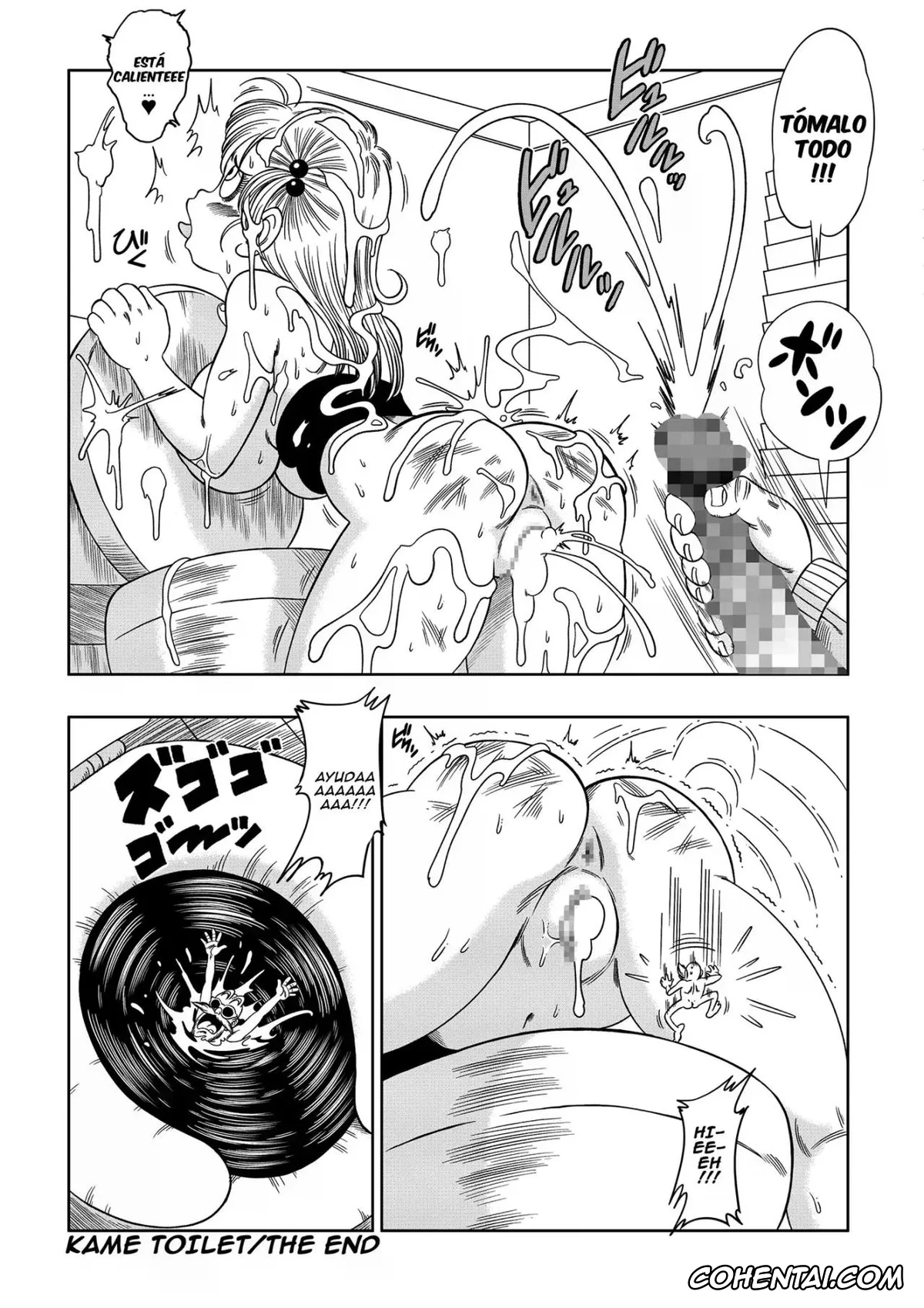 Dragon Ball xxx, Bulma Briefs xxx, Master Roshi xxx, Kame Toilet (Dragon Ball), pagina 28