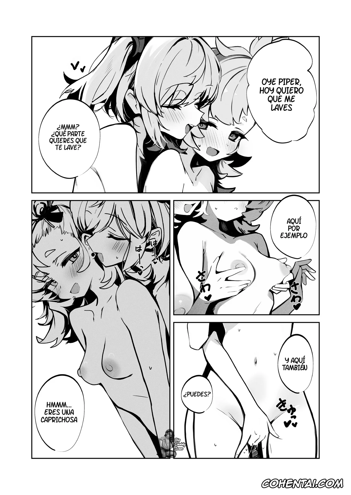 Zenless Zone Zero xxx, Burnice White xxx, Piper Wheel xxx, Burnice x Piper Himitsu no Ofuro Time (Zenless Zone Zero), pagina 4