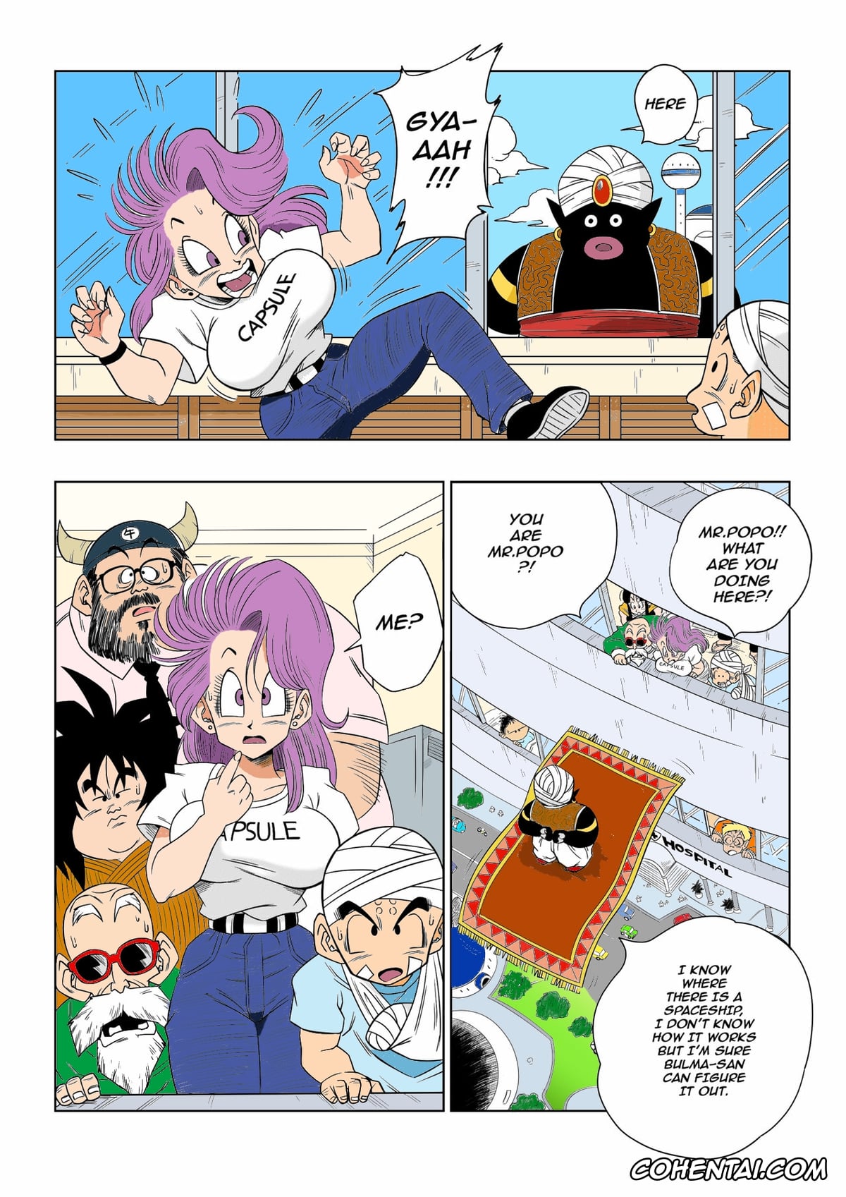 Dragon Ball porno, Bulma Briefs porno, Mr. Popo porno, Dagon Ball – Bulma & Mr. Popo (Dragon Ball Z), pagina 2