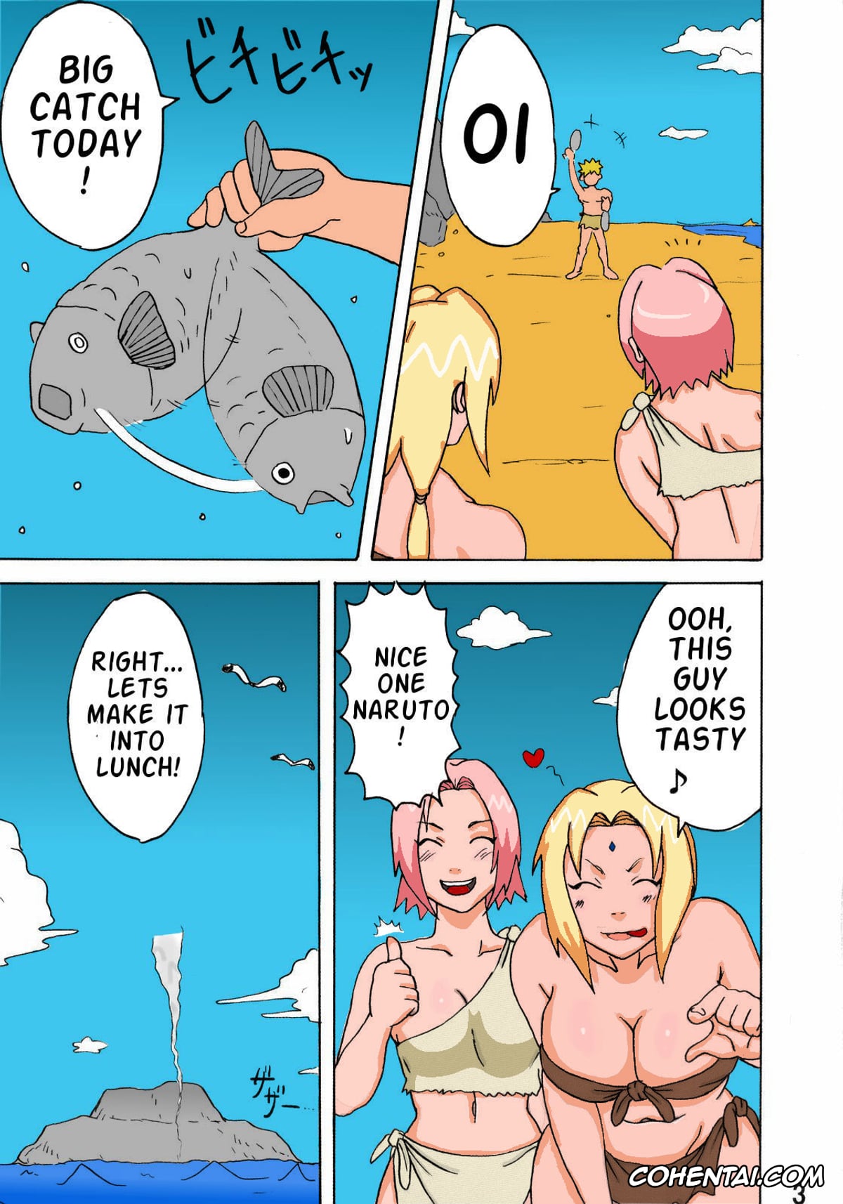 NARUTO xxx, Naruto Uzumaki xxx, Sakura Haruno xxx, Tsunade xxx, Naruto Jungle Party Compilation (Naruto), pagina 4