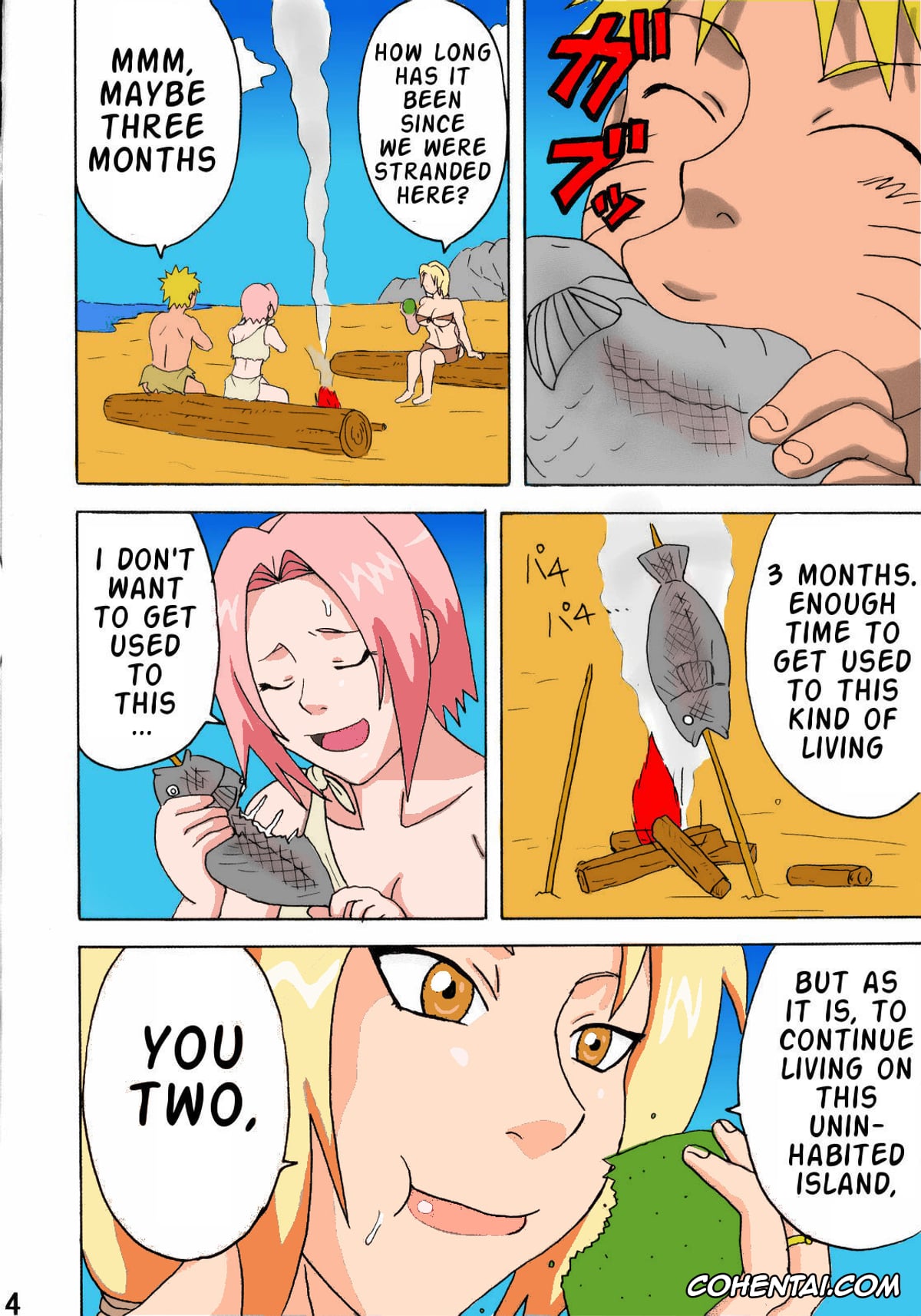 NARUTO porno, Naruto Uzumaki porno, Sakura Haruno porno, Tsunade porno, Naruto Jungle Party Compilation (Naruto), pagina 5