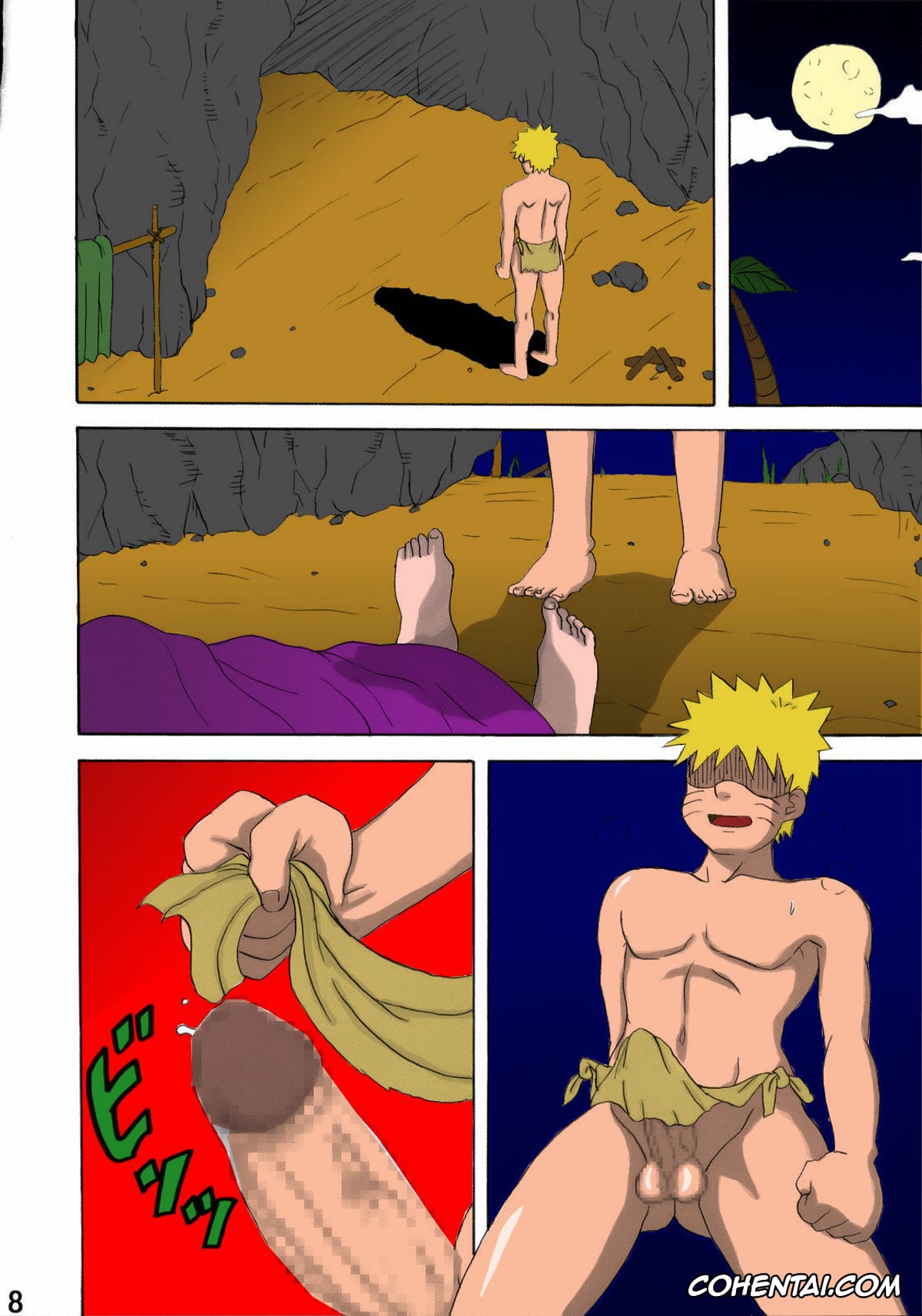 NARUTO hentai, Naruto Uzumaki hentai, Sakura Haruno hentai, Tsunade hentai, Naruto Jungle Party Compilation (Naruto), pagina 9