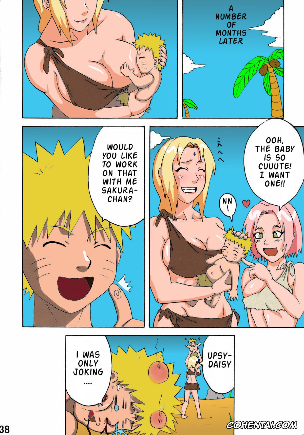 NARUTO hentai, Naruto Uzumaki hentai, Sakura Haruno hentai, Tsunade hentai, Naruto Jungle Party Compilation (Naruto), pagina 39
