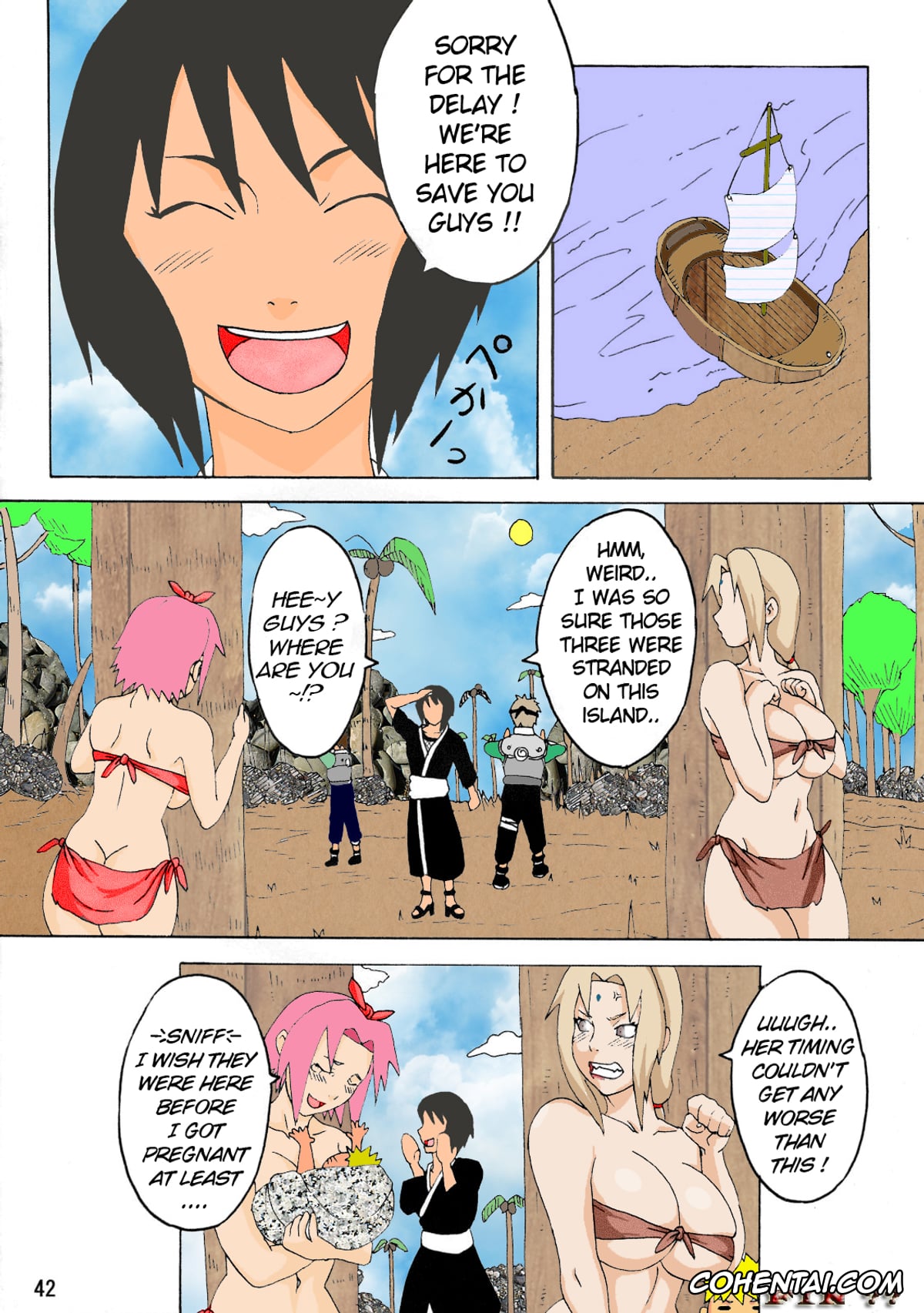 NARUTO hentai, Naruto Uzumaki hentai, Sakura Haruno hentai, Tsunade hentai, Naruto Jungle Party Compilation (Naruto), pagina 84