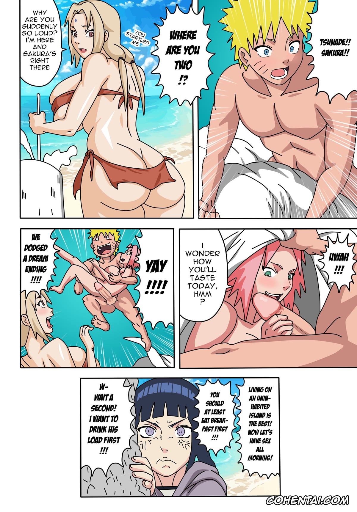 NARUTO xxx, Naruto Uzumaki xxx, Sakura Haruno xxx, Tsunade xxx, Naruto Jungle Party Compilation (Naruto), pagina 139