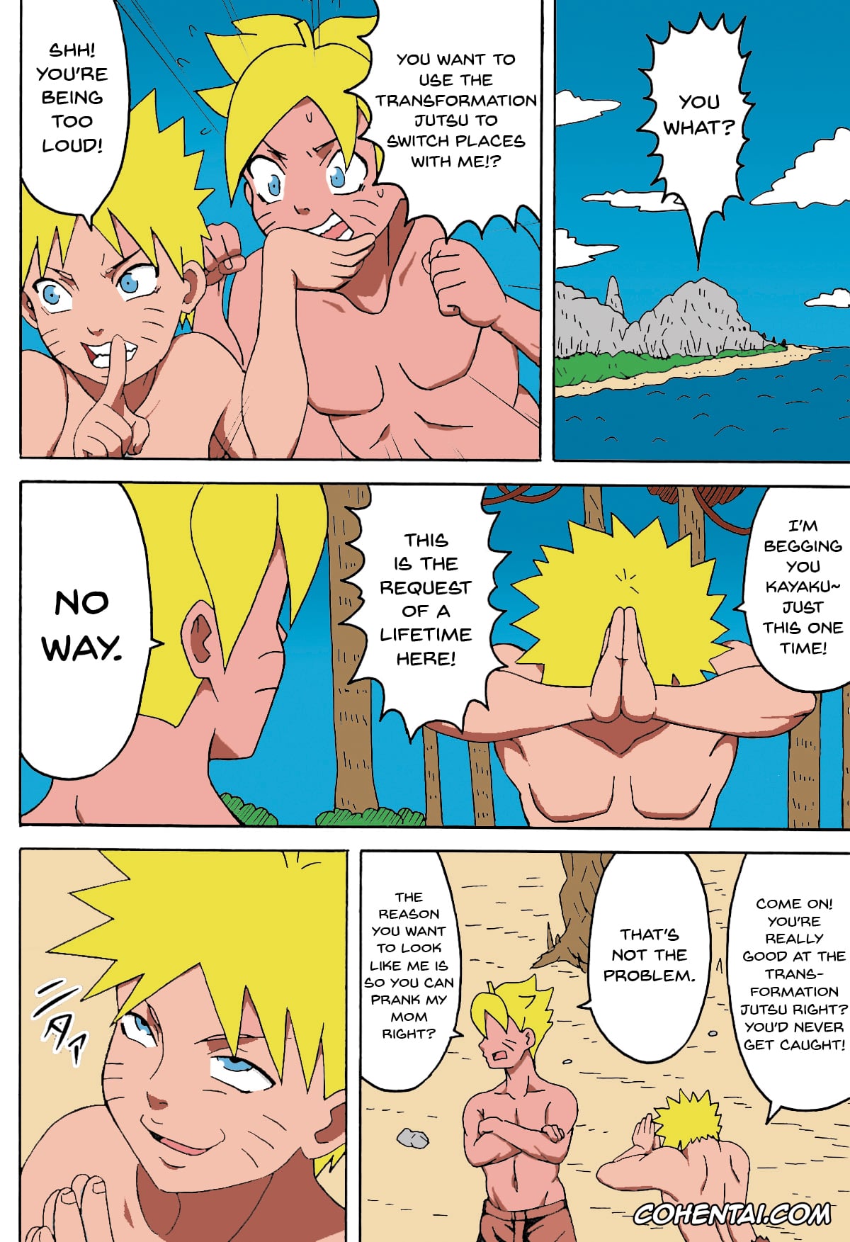 NARUTO xxx, Naruto Uzumaki xxx, Sakura Haruno xxx, Tsunade xxx, Naruto Jungle Party Compilation (Naruto), pagina 190