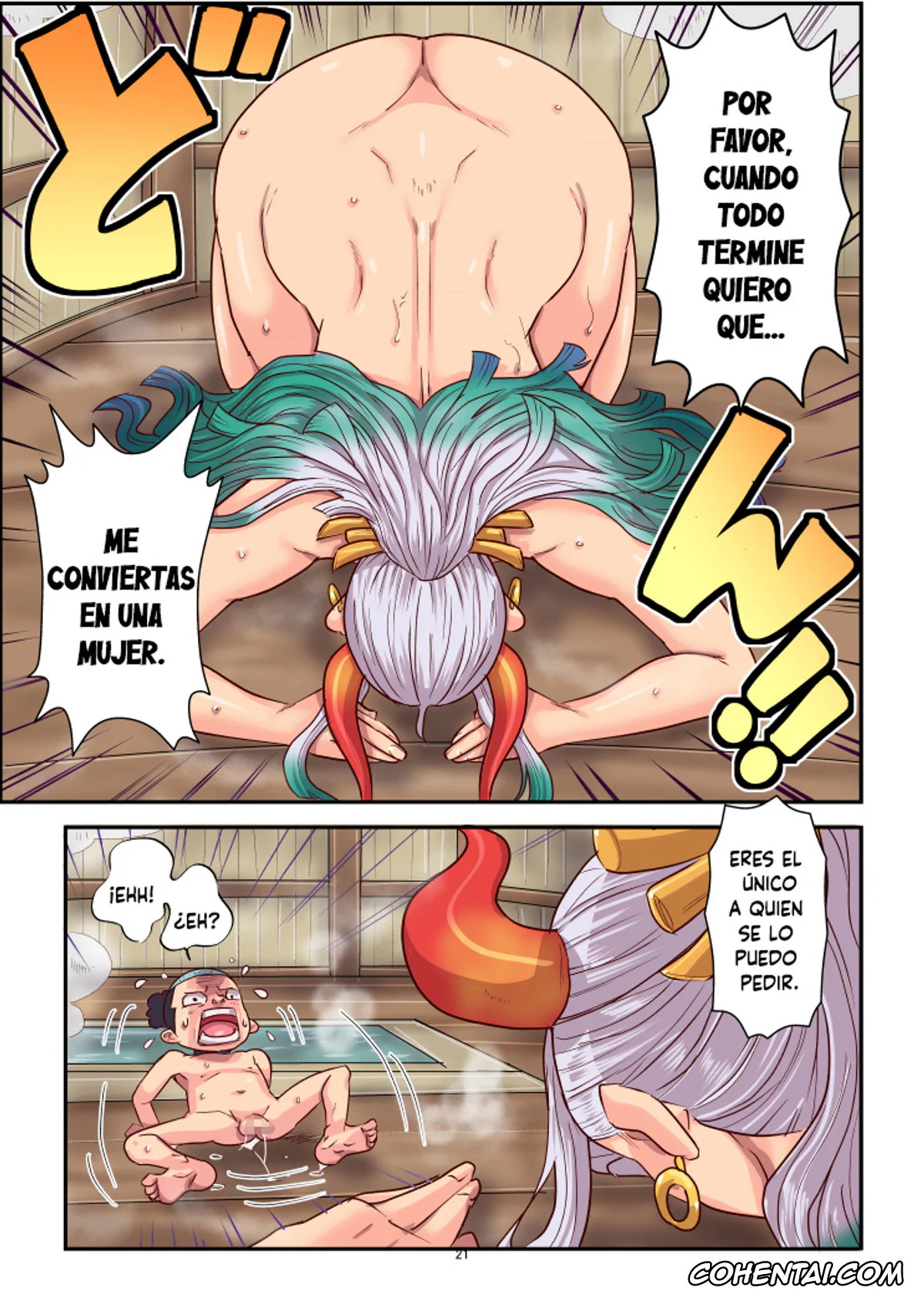 One Piece hentai, Kozuki Momonosuke hentai, Yamato hentai, Momoto Yamato (One Piece), pagina 21