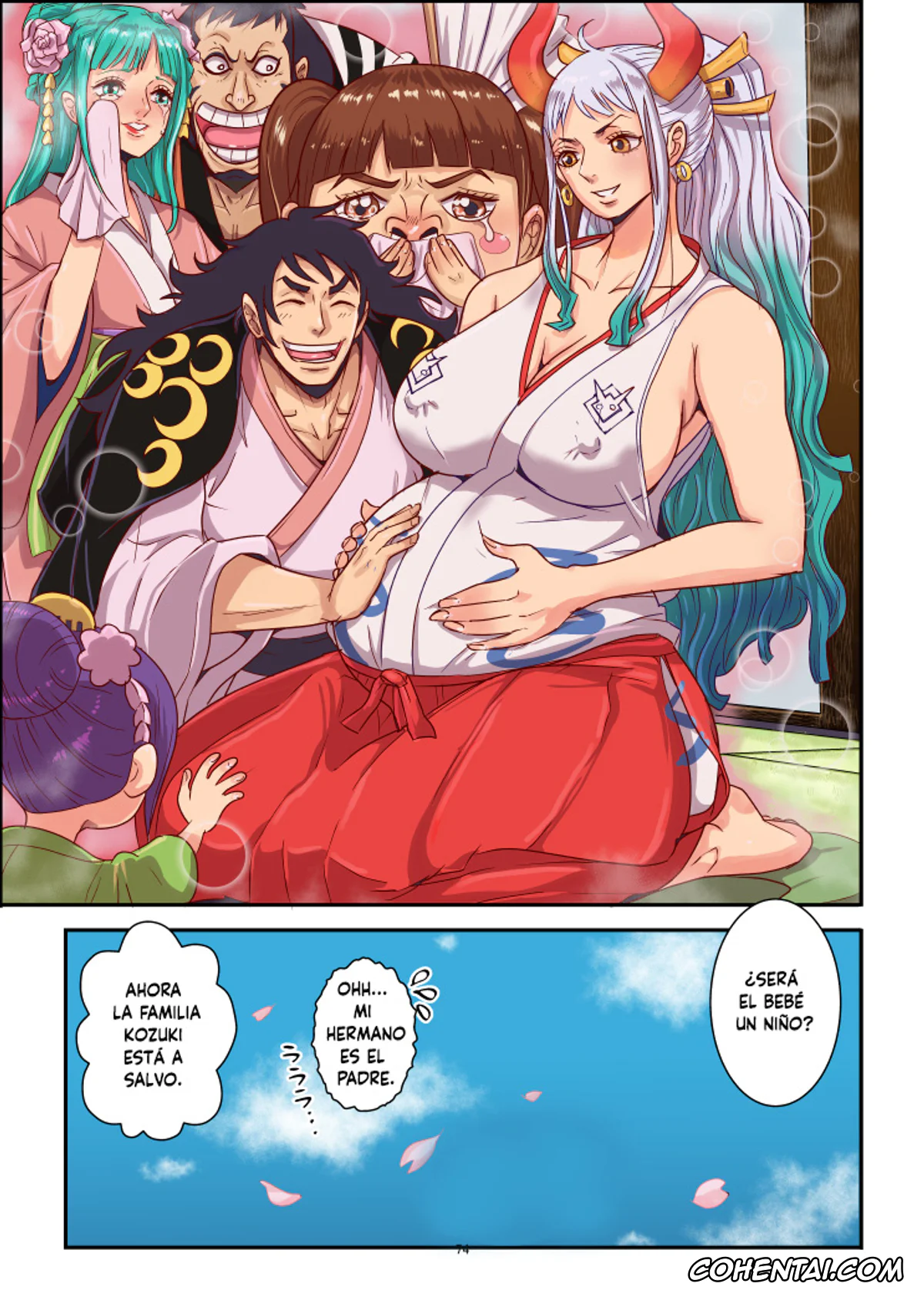 One Piece porno, Kozuki Momonosuke porno, Yamato porno, Momoto Yamato (One Piece), pagina 74