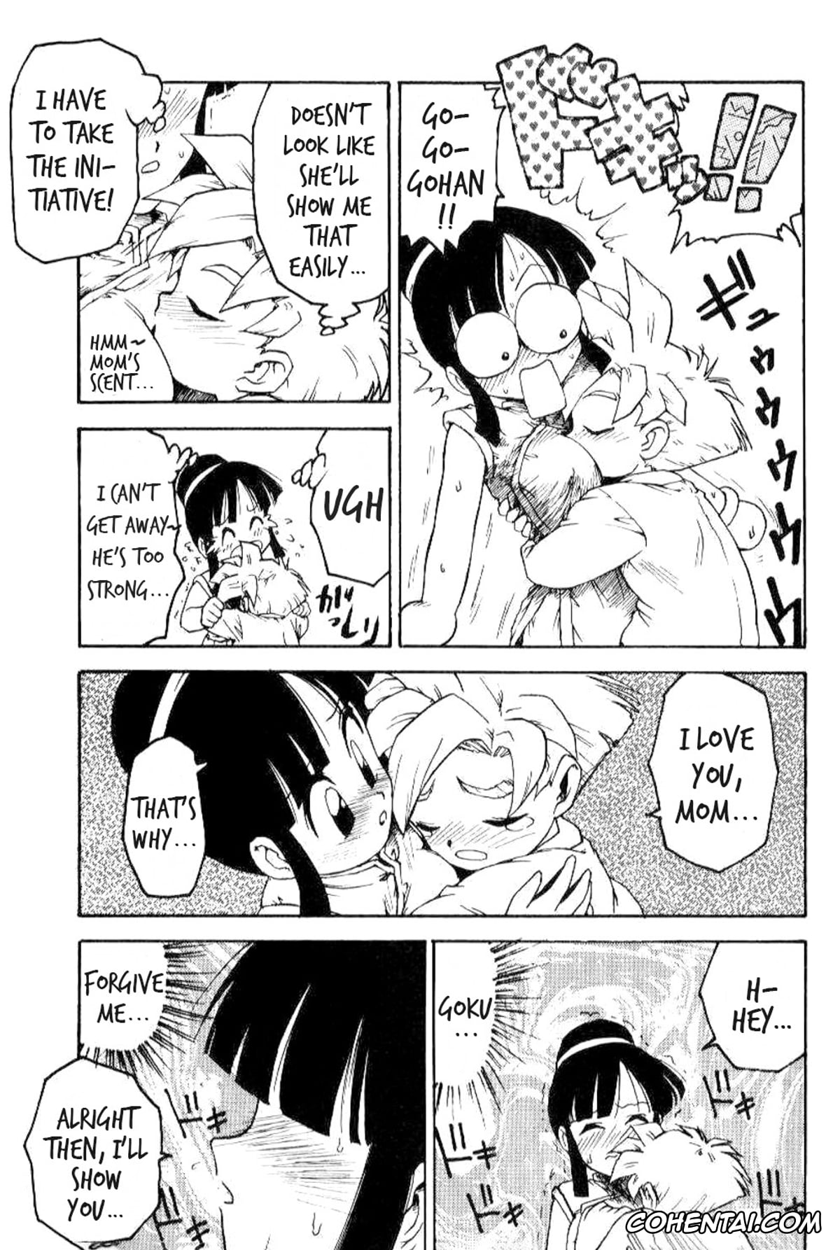 Dragon Ball Z xxx, Chi Chi xxx, Son Gohan xxx, Serugēmu no zen’ya (Dragon Ball Z), pagina 10