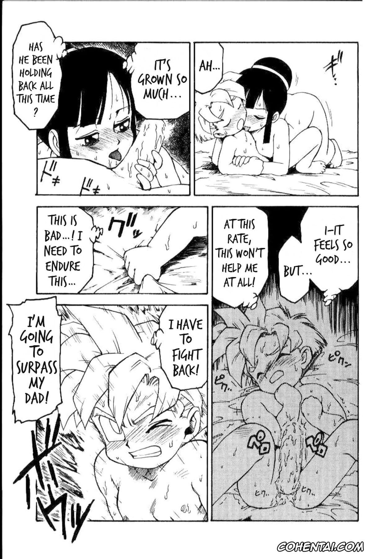 Dragon Ball Z hentai, Chi Chi hentai, Son Gohan hentai, Serugēmu no zen’ya (Dragon Ball Z), pagina 12