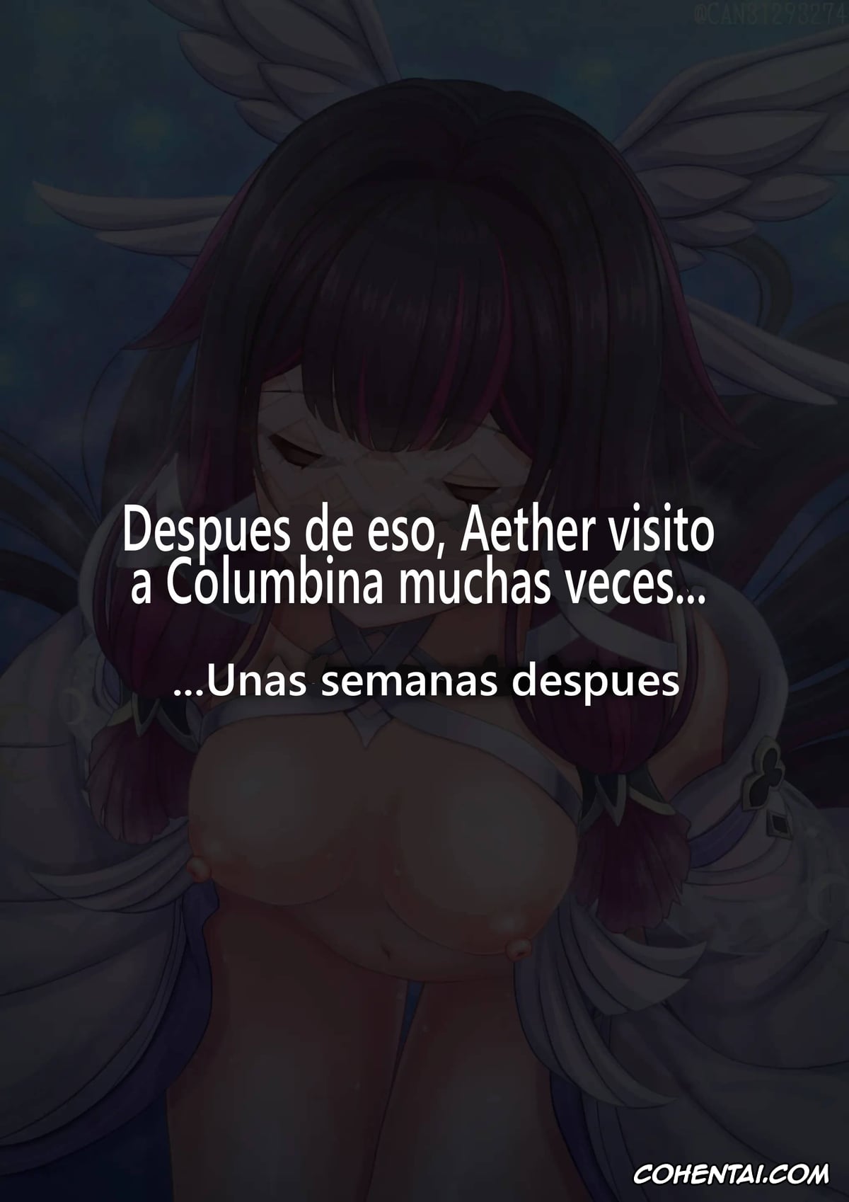 Genshin Impact porno, Columbina Hyposelenia porno, Columbina (Genshin Impact), pagina 14