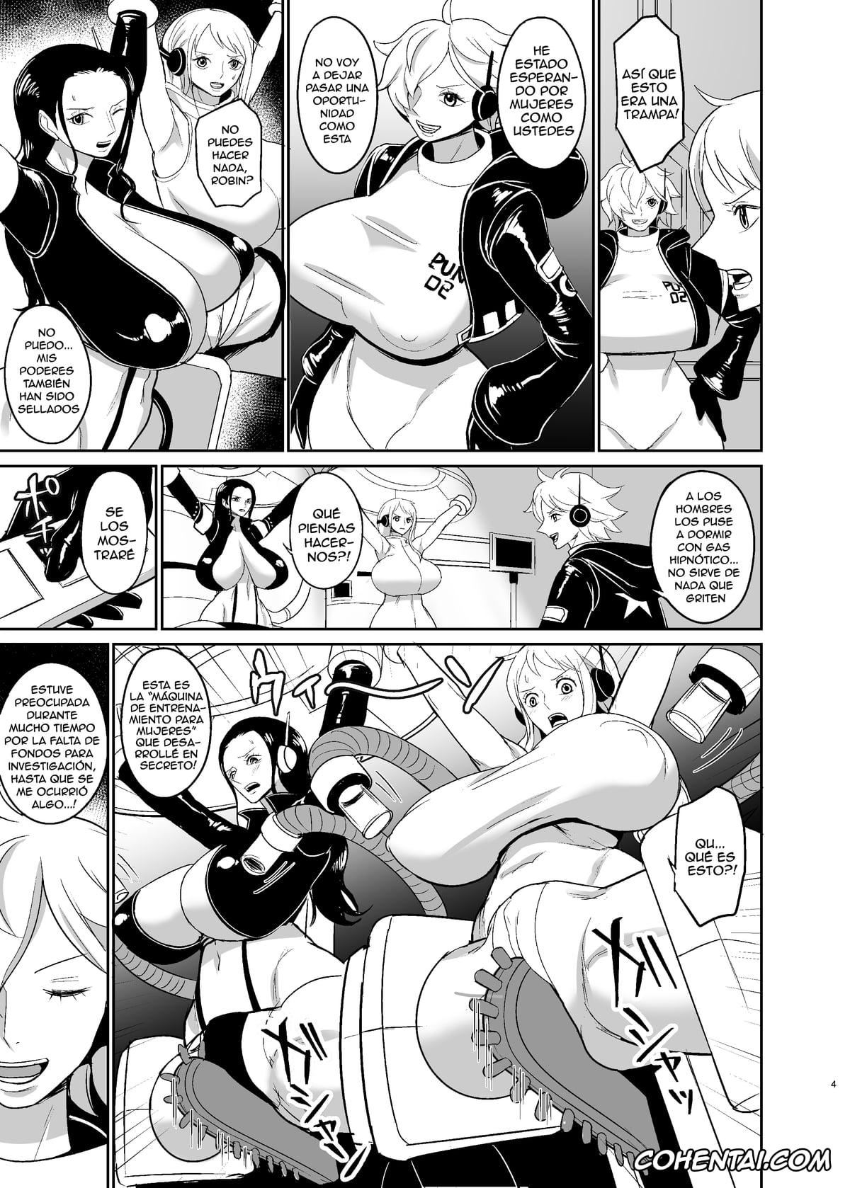 One Piece xxx, Lilith xxx, Nami xxx, Nico Robin xxx, Onna Kaizoku Kyousei Zecchou Kikaikan (One Piece), pagina 4